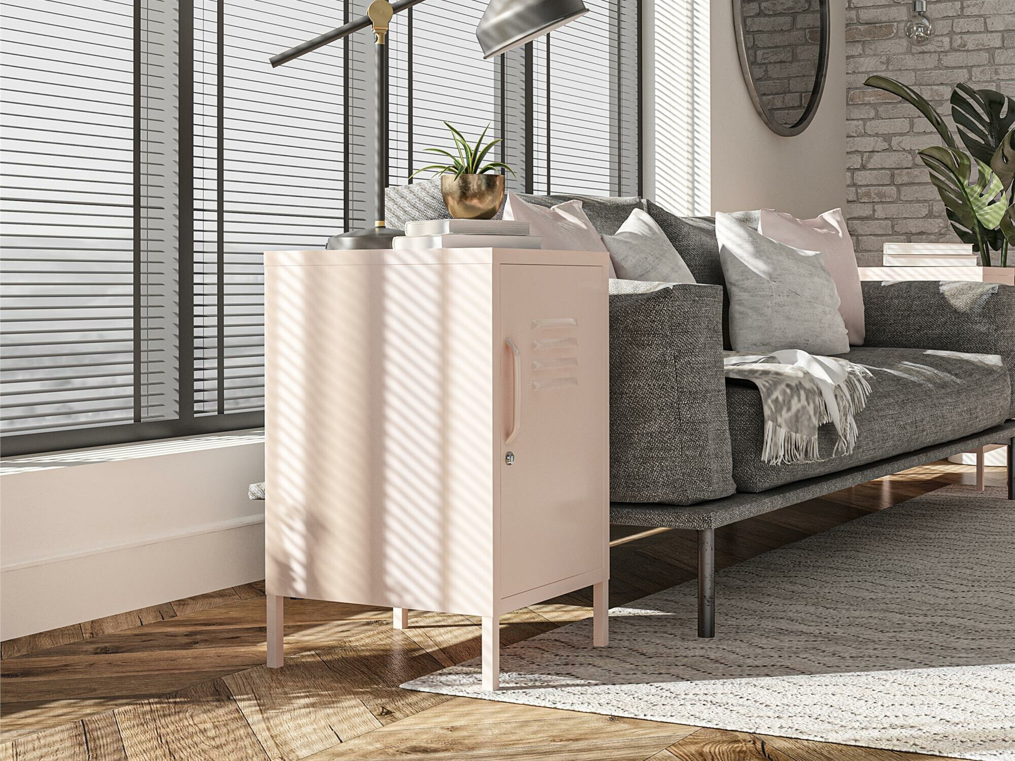 Ormarić Ophfere 100 (Ružičasta)