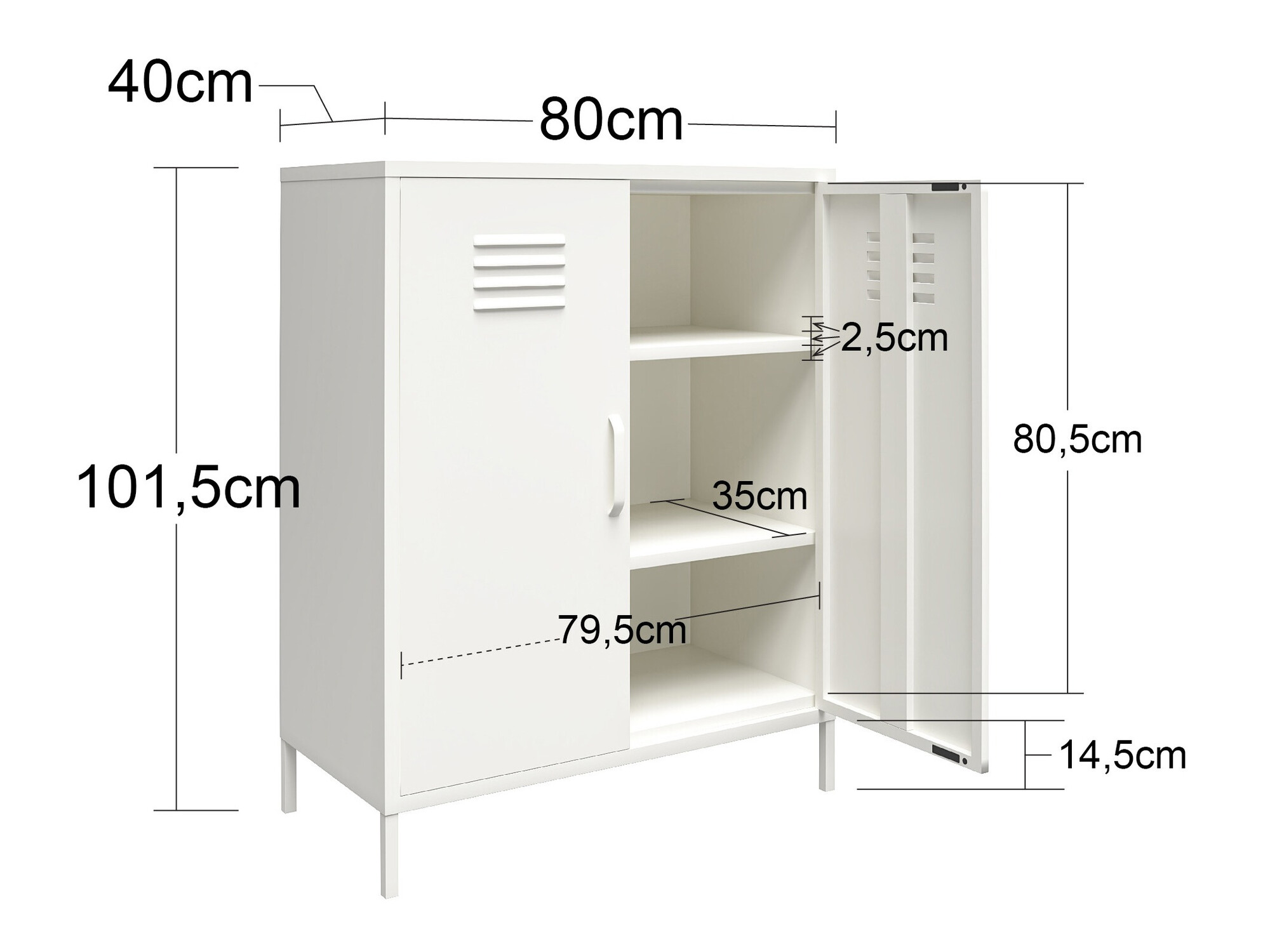 Ormarić Ophfere 104 (Ružičasta)