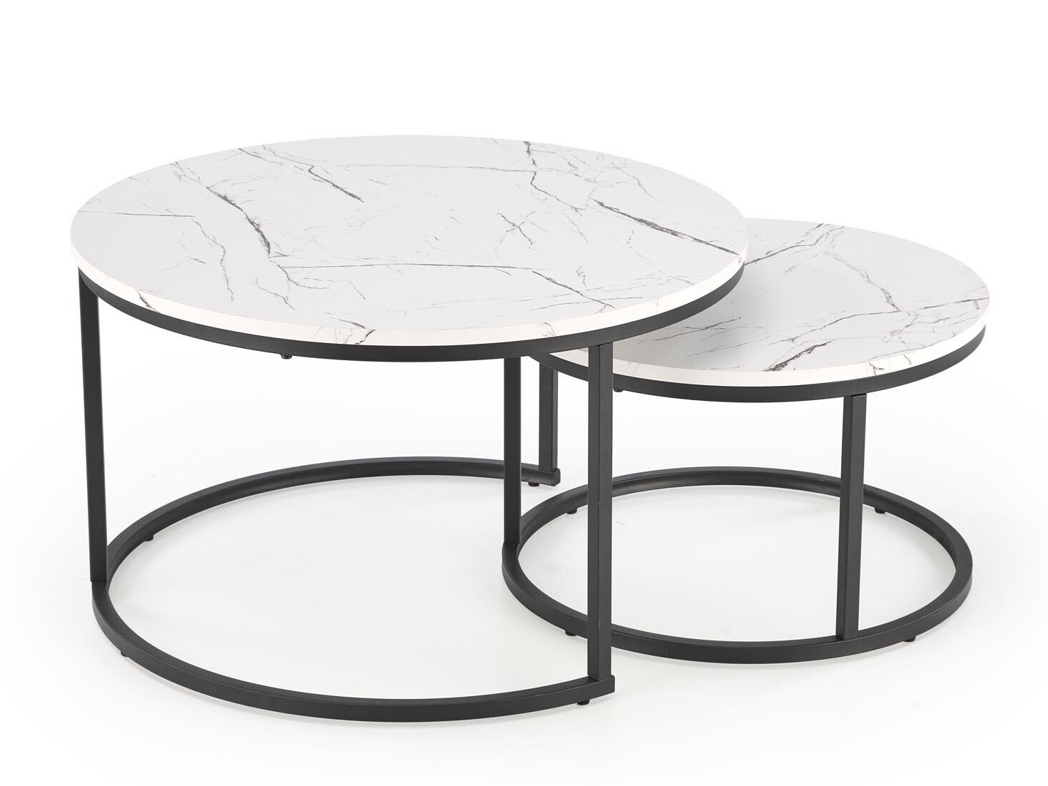 Set stolića za kavu Houston 1832 (Bijeli mramor)