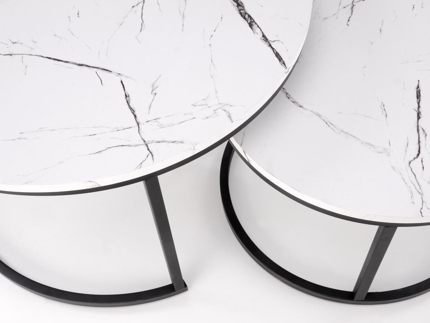 Set stolića za kavu Houston 1832 (Bijeli mramor)