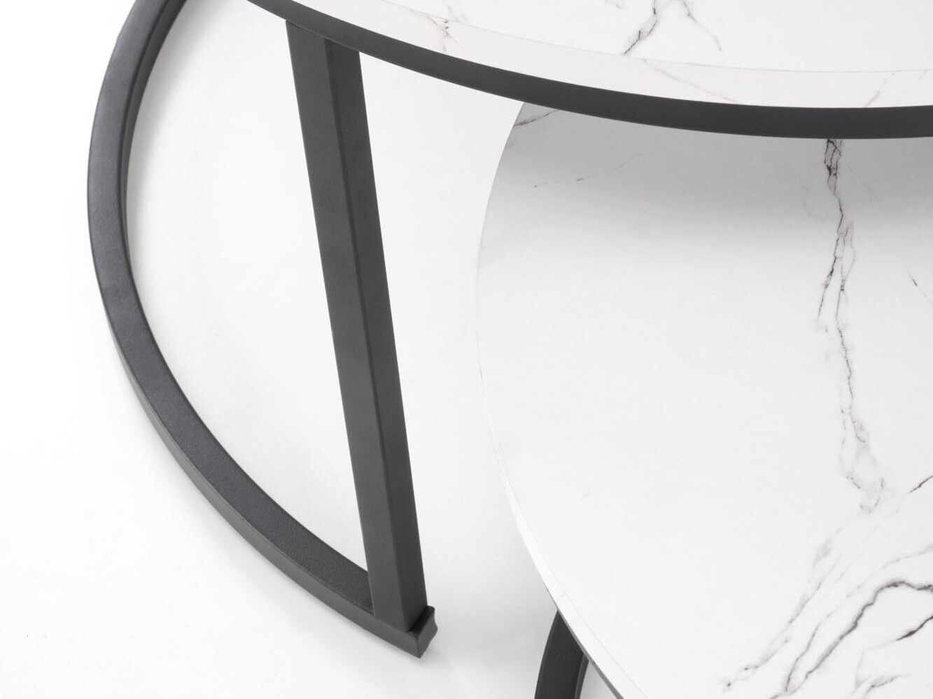 Set stolića za kavu Houston 1832 (Bijeli mramor)