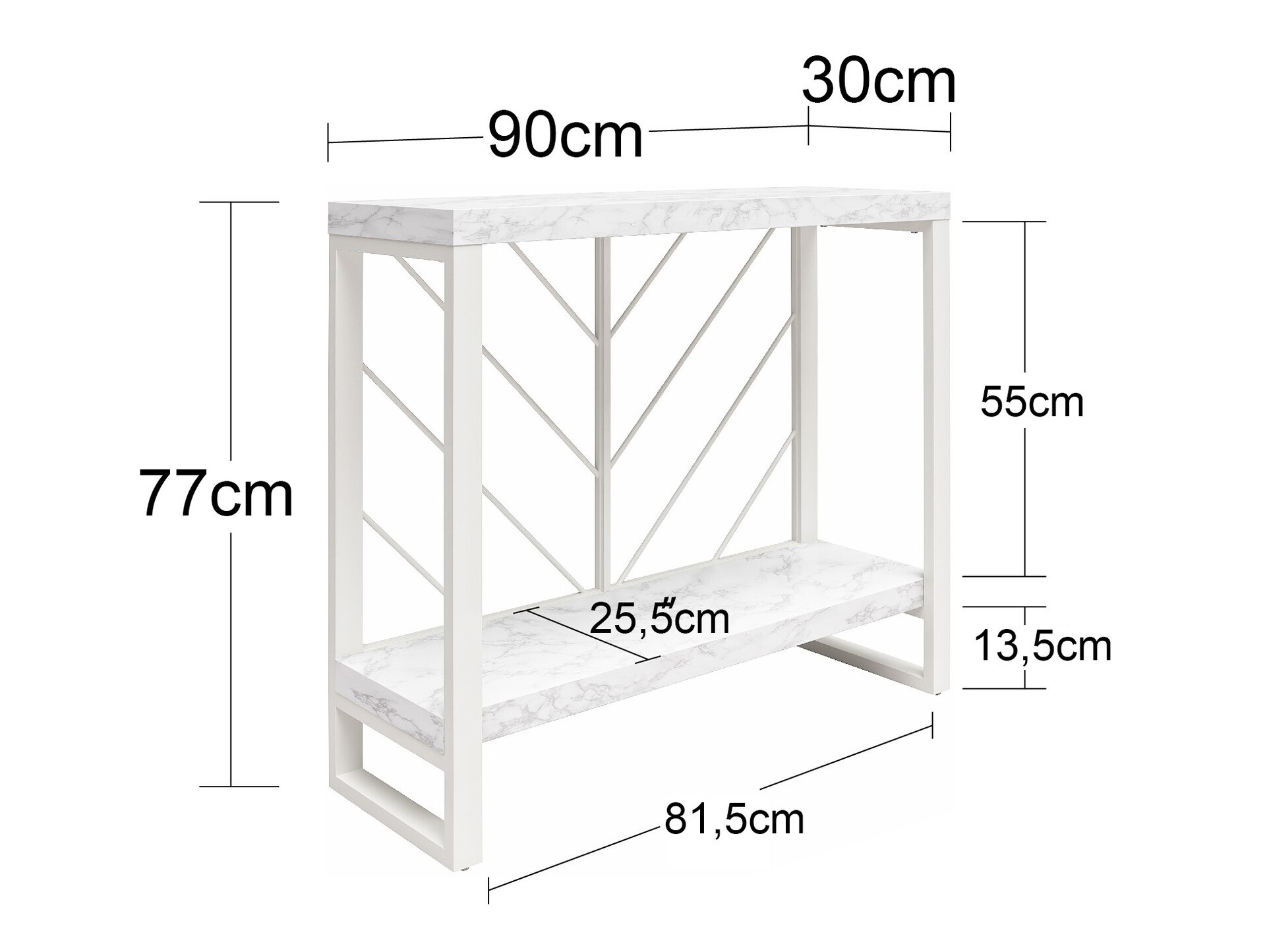 Konzolni stolić CosmoLiving by Cosmopolitan 166