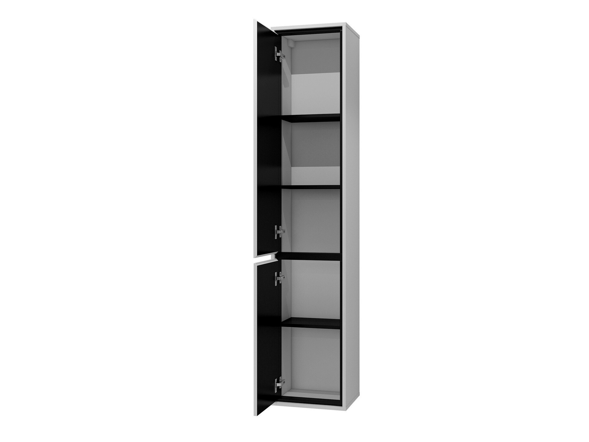 Kupaonski namještaj Tecavu 105 (Sjajno bijela + Bijela)