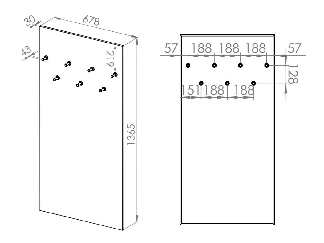 Vješalica Marmeli 121