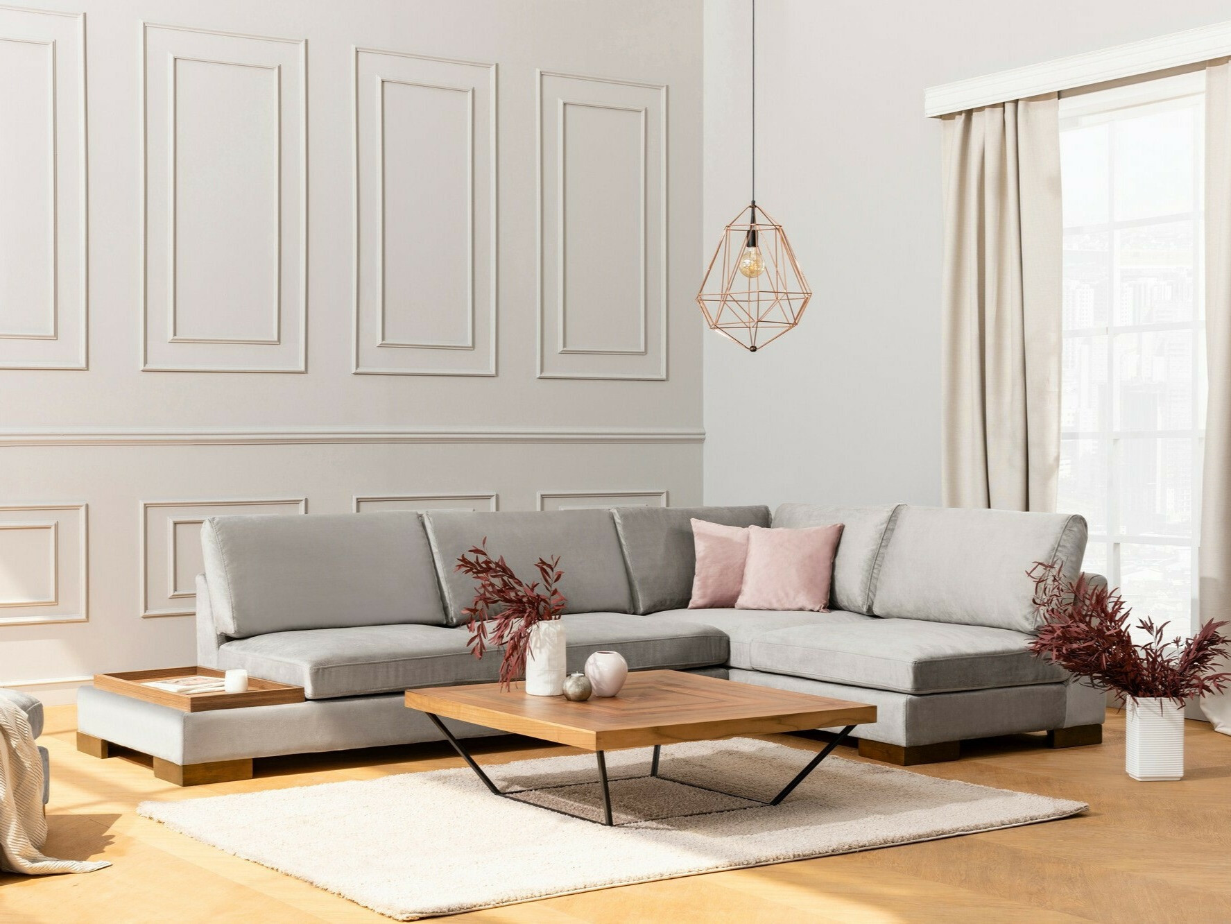 Kutna garnitura Altadena 448 (Siva)