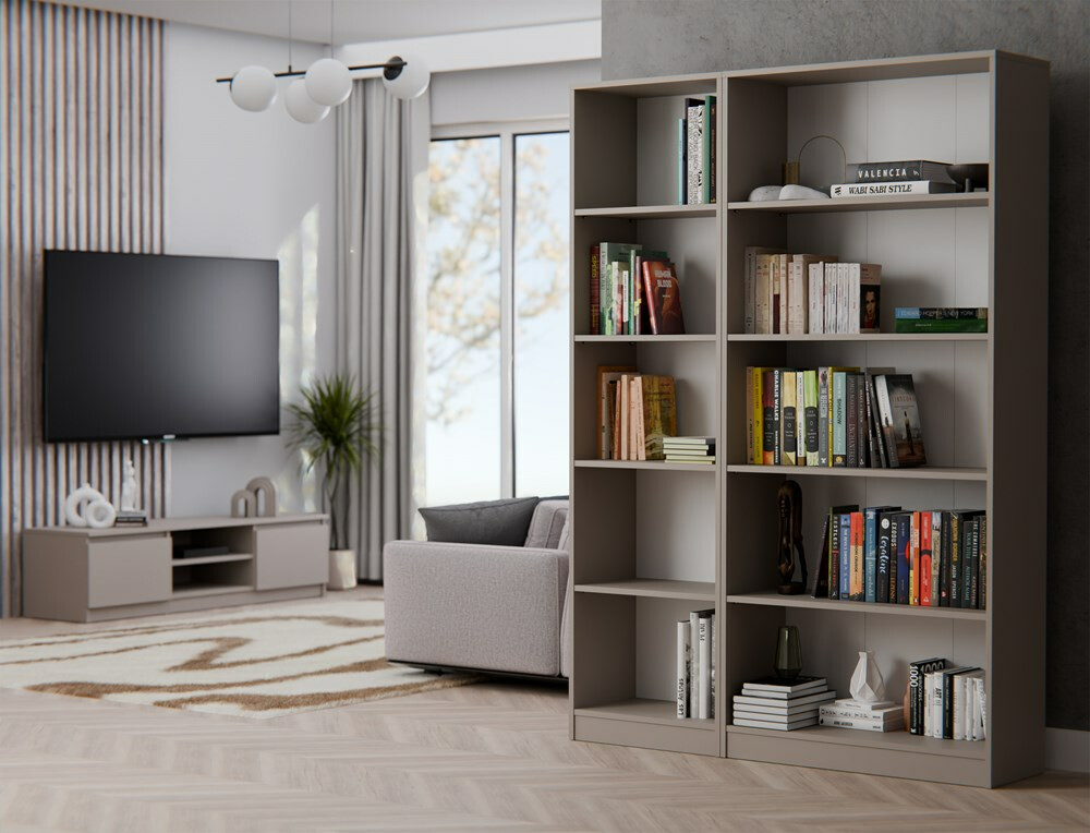 Polica Mandeville 188 (Siva)