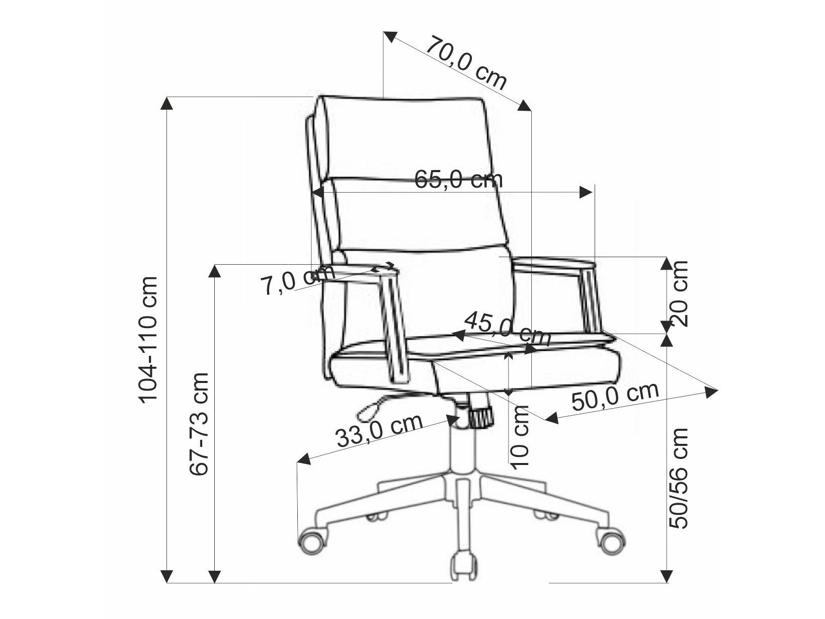 Uredska stolica Houston 1834 (Bež)