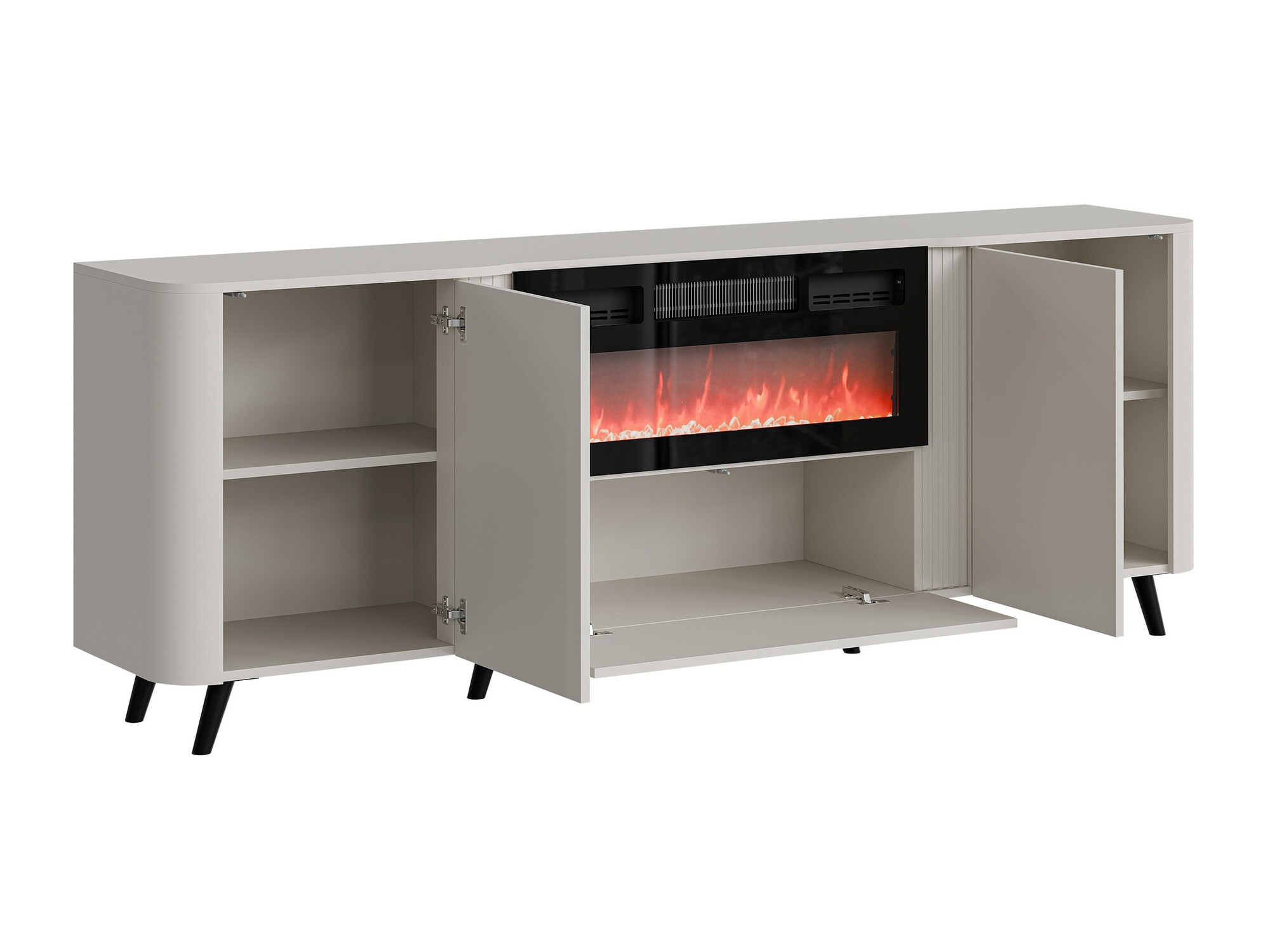 Ormarić Charlotte 202 (Crna)