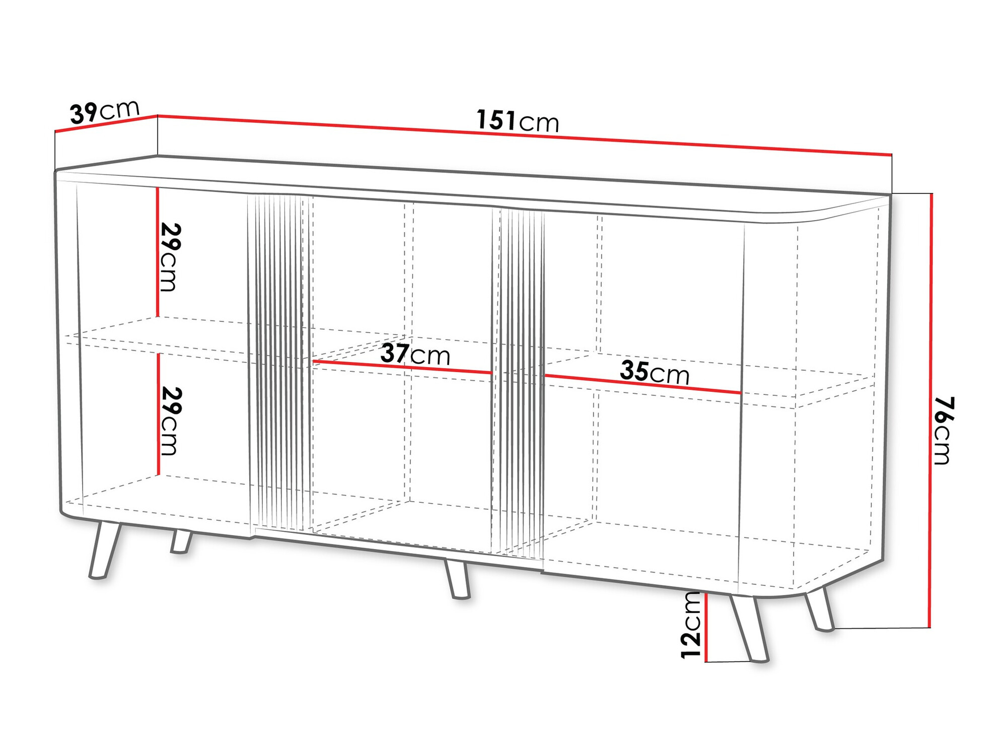 Ormarić Modus (Kašmir + Crna)