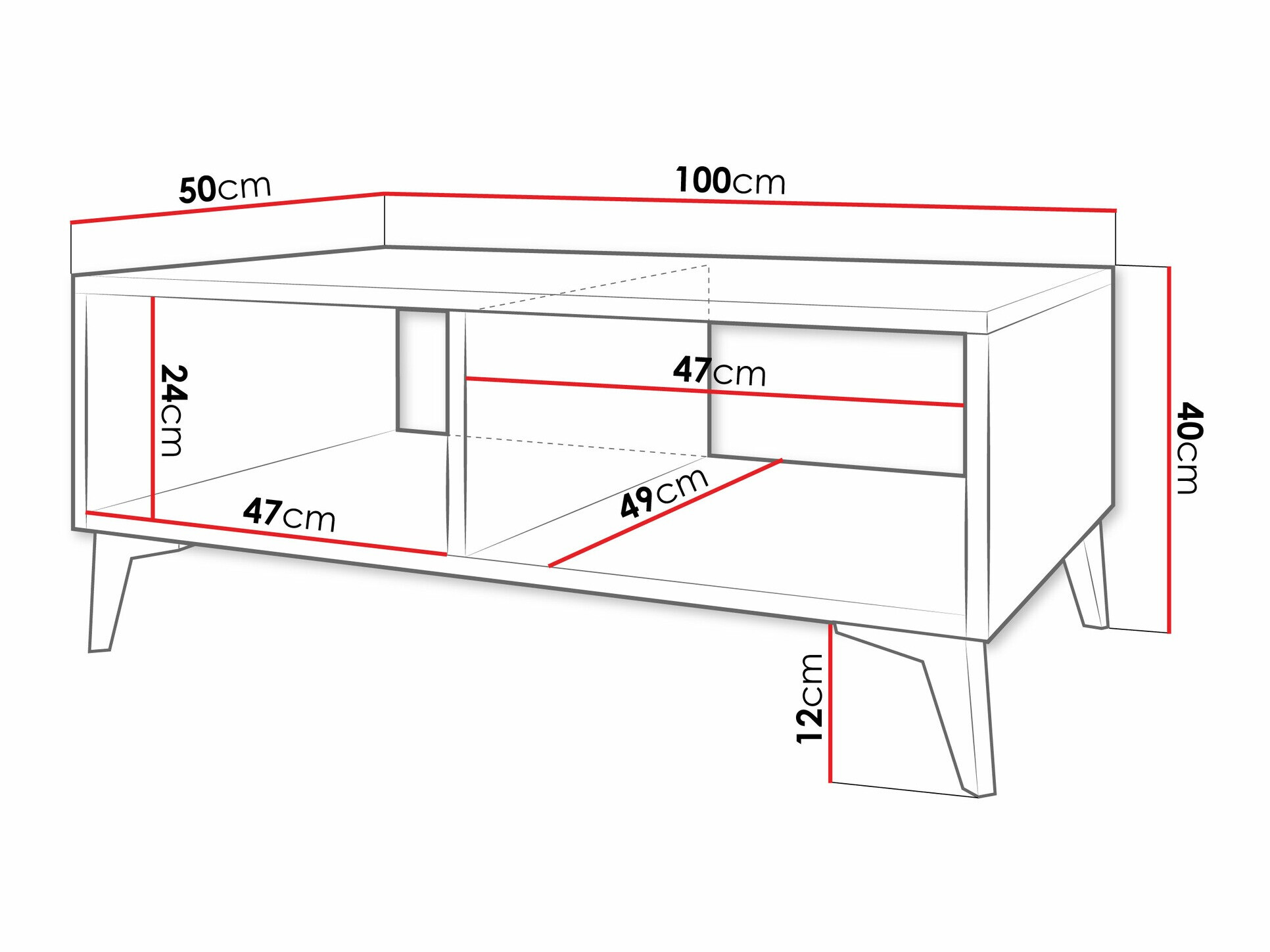 Stolić za kavu Comfivo 492 (Bijela)
