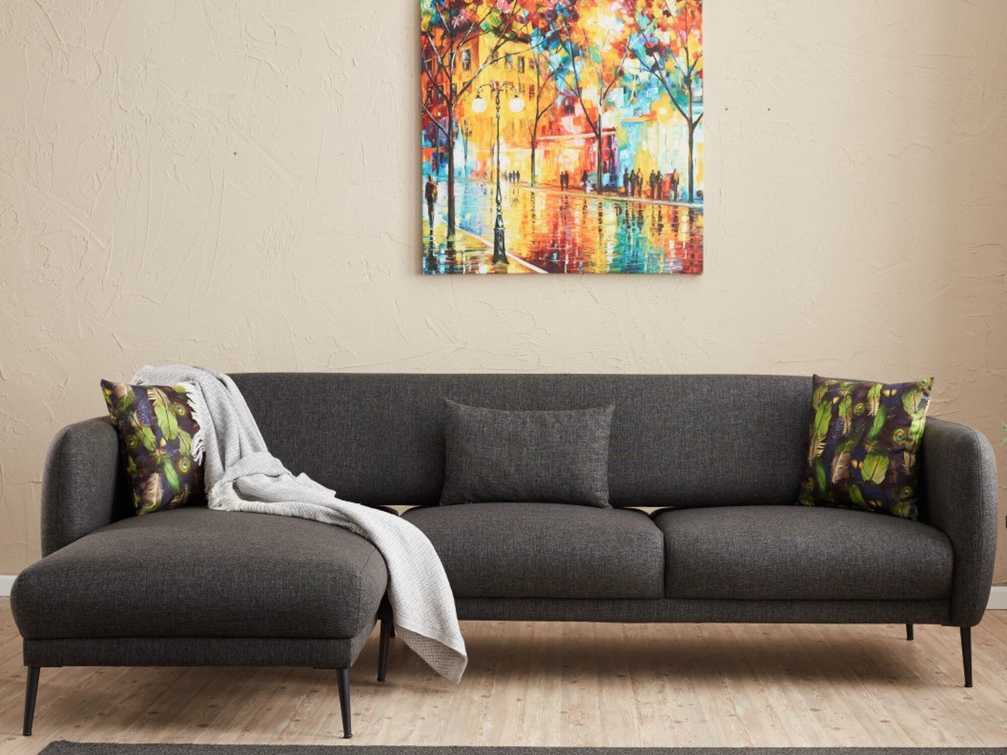 Kutna garnitura Altadena 128 (Antracit)