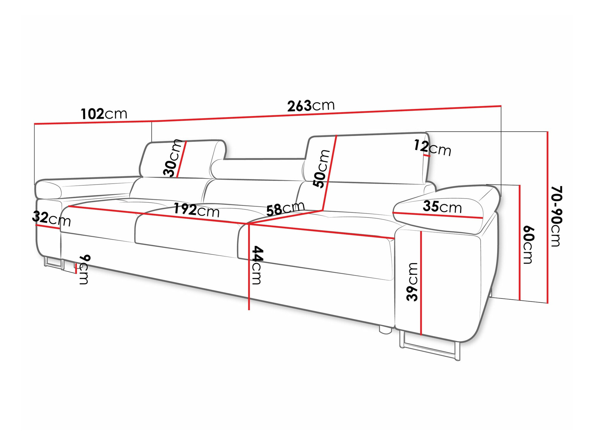 Kauč Comfivo Eliferu 104 (Flow 06)