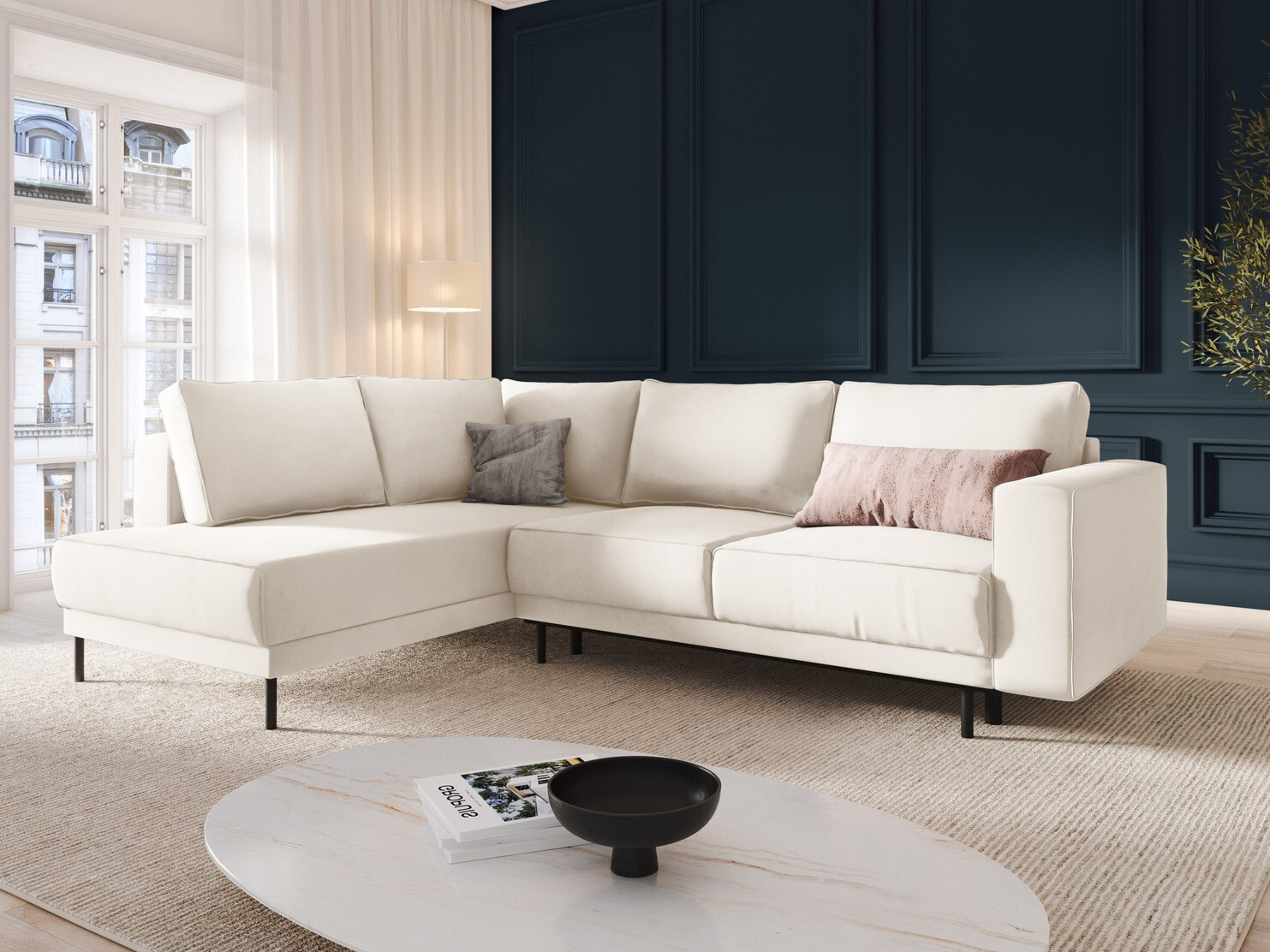 Kutna garnitura Beckley 104 (Bluvel 22)