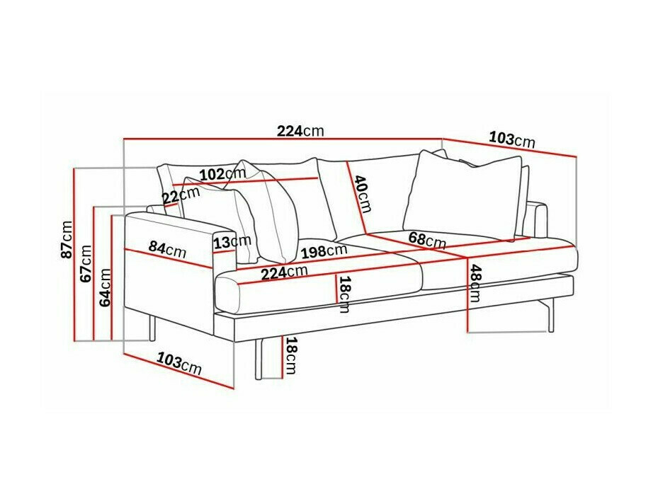 Kauč Ophliva 101 (Fjord 23)