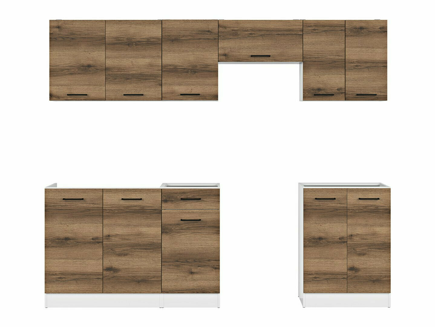 Kuhinjski set Boston 498 (Tamni hrast Delano)