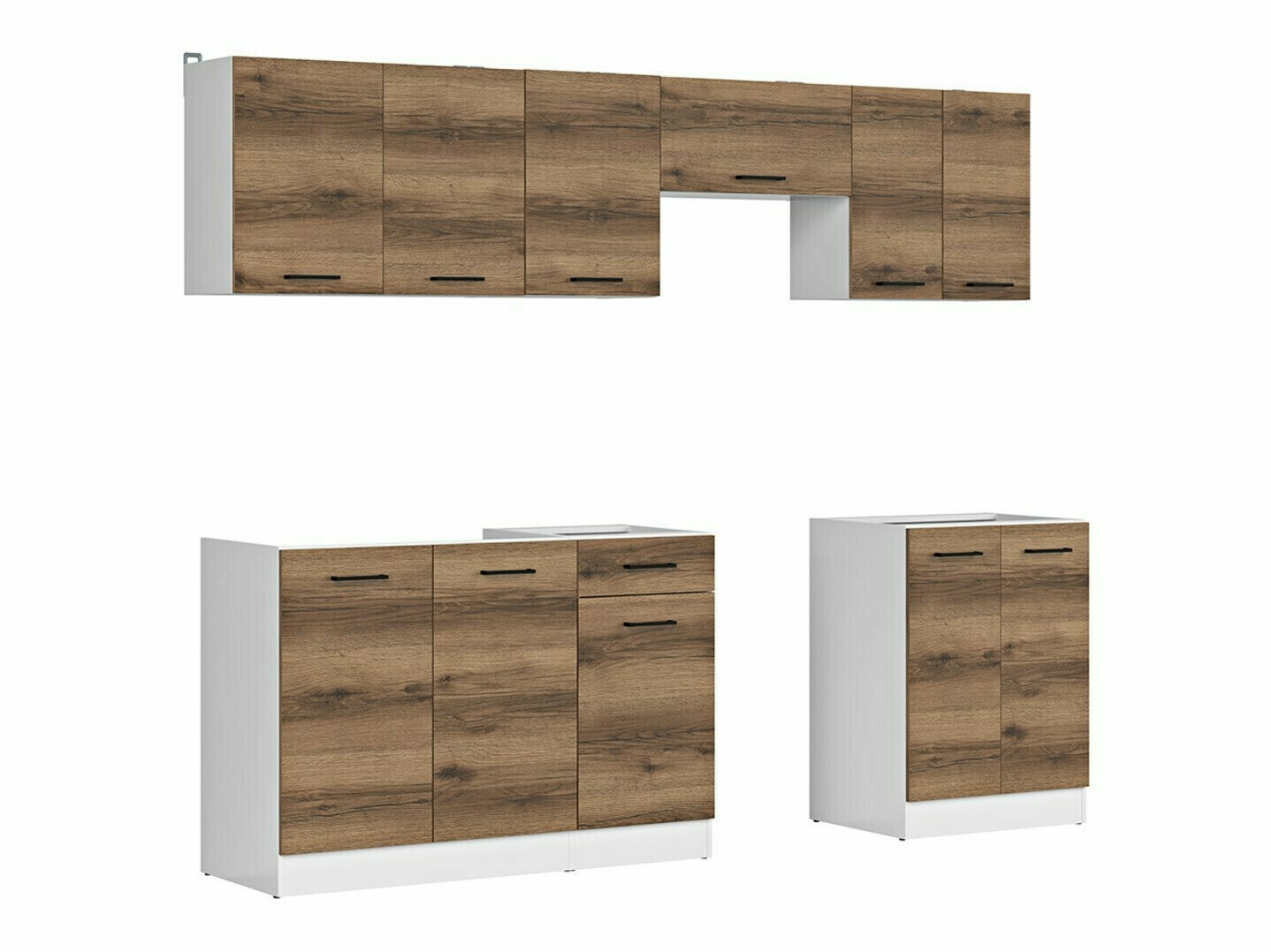 Kuhinjski set Boston 498 (Tamni hrast Delano)