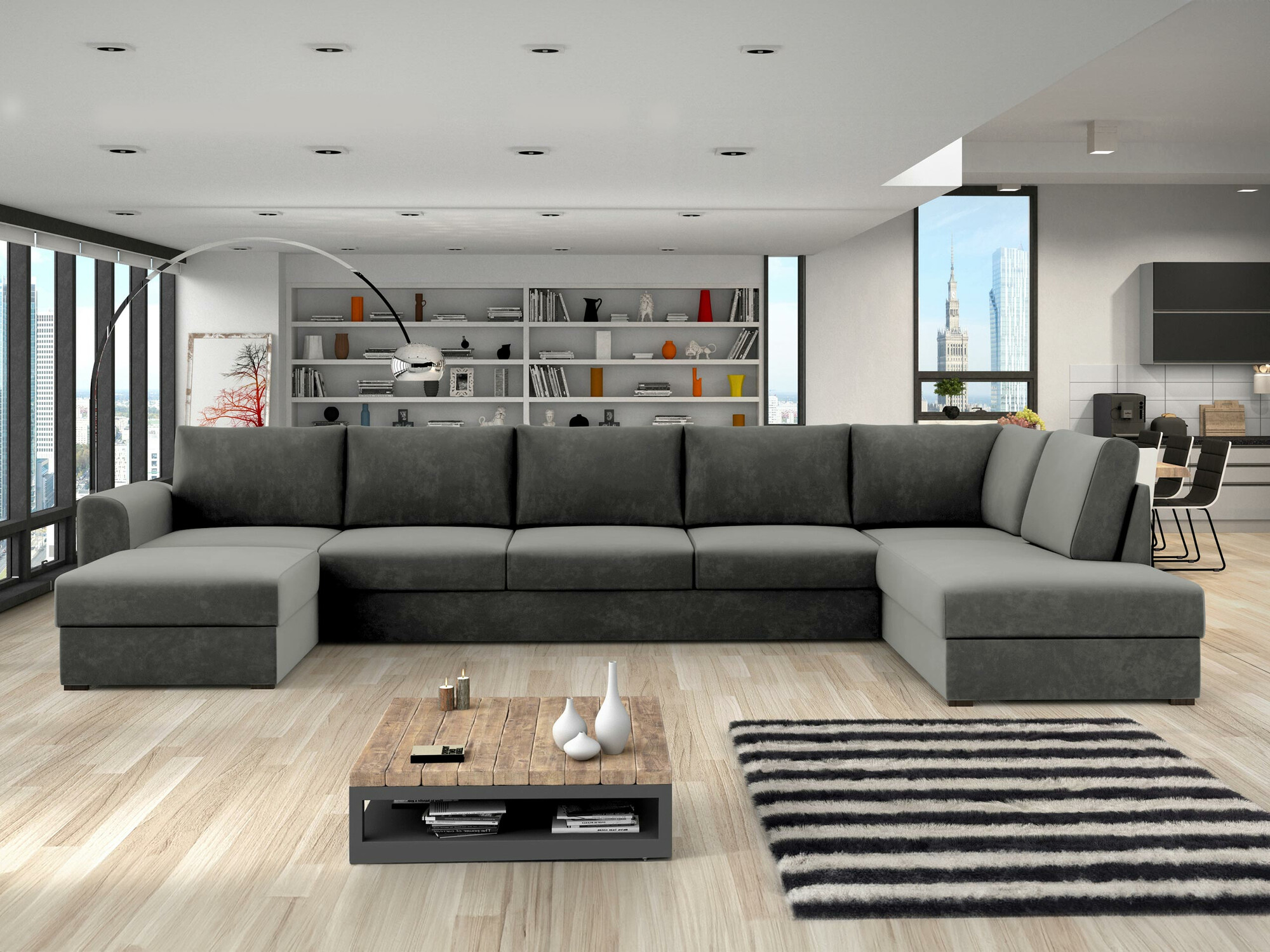 Kutna garnitura Comfivo 191 (Magic Velvet 2217)