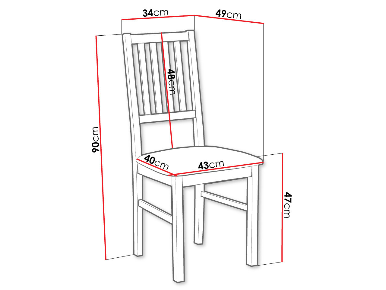 Stolica Victorville 170 (Crna)