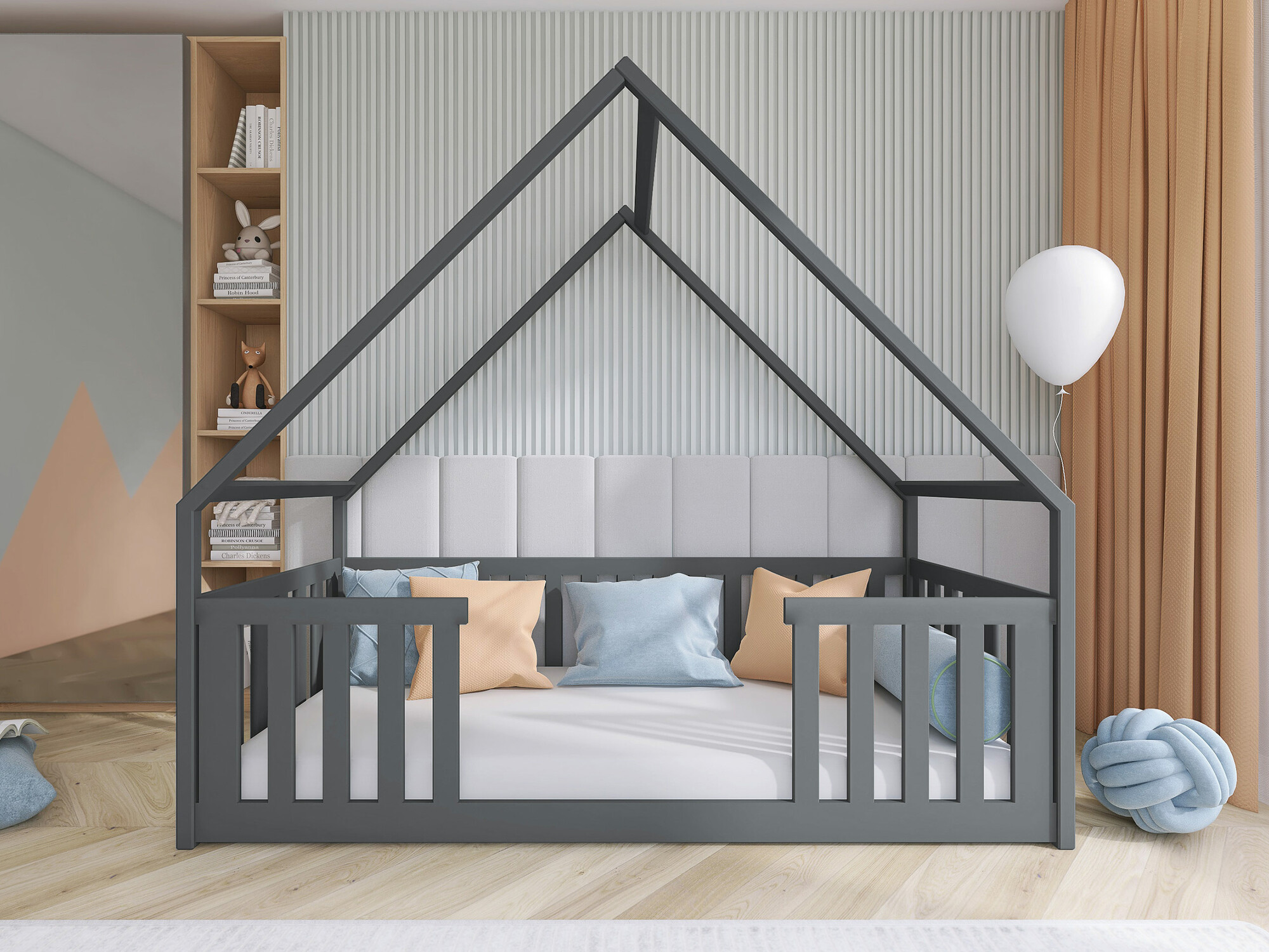 Krevet Vista 114 (Siva)