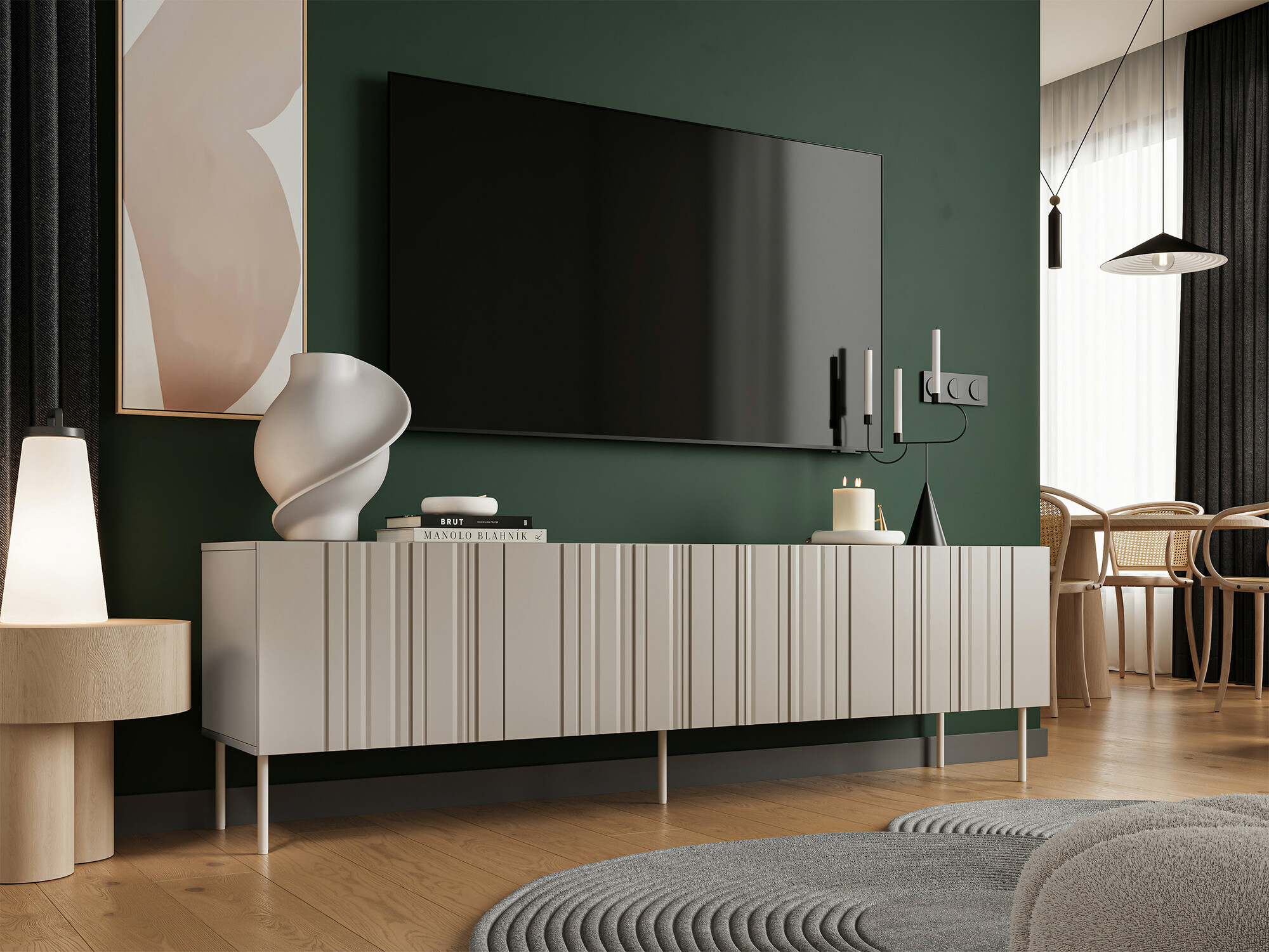 TV stol Evavese 103 (Bež)