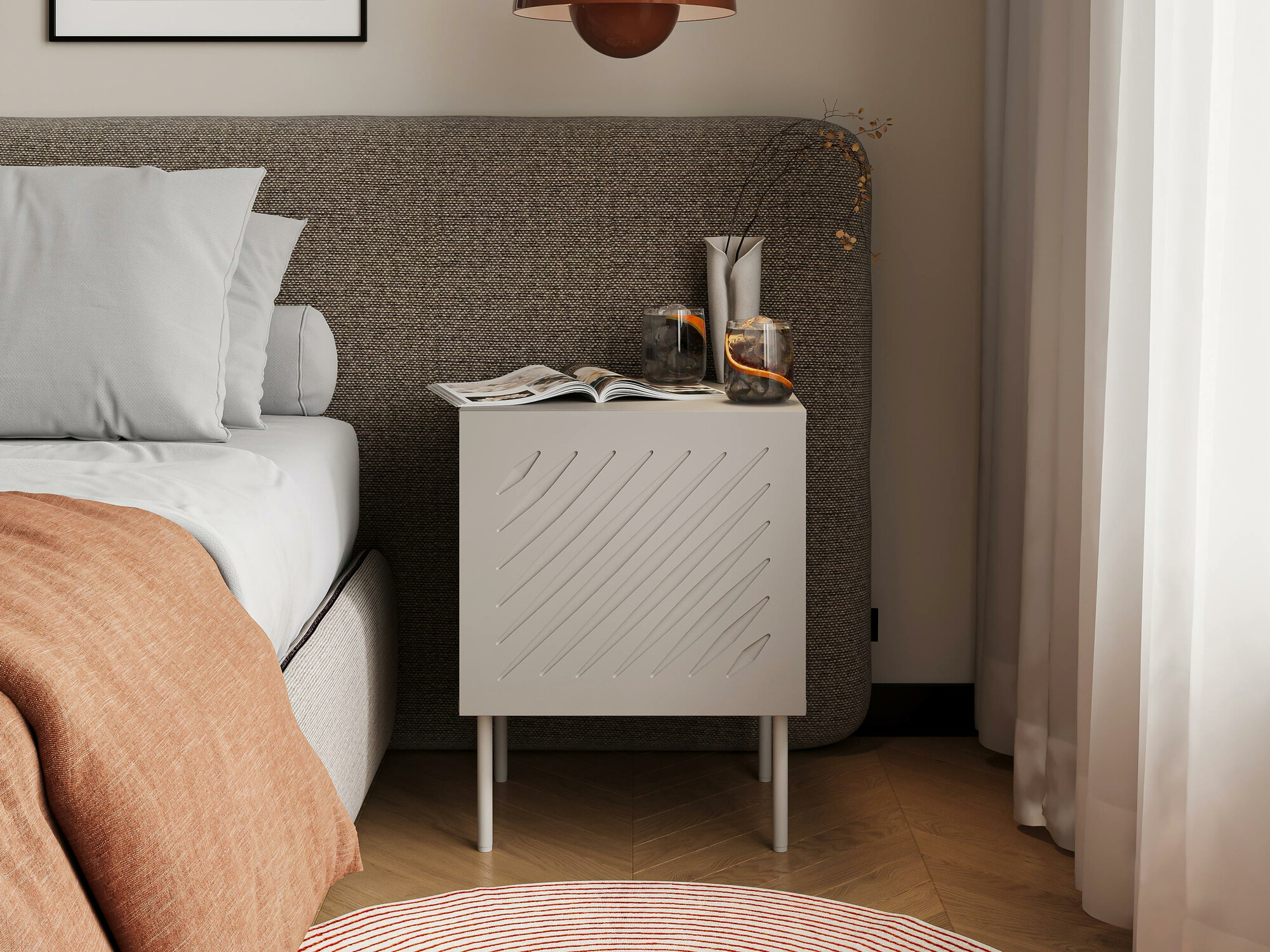 Set noćnih ormarića Tolfelo 104 (Bež)