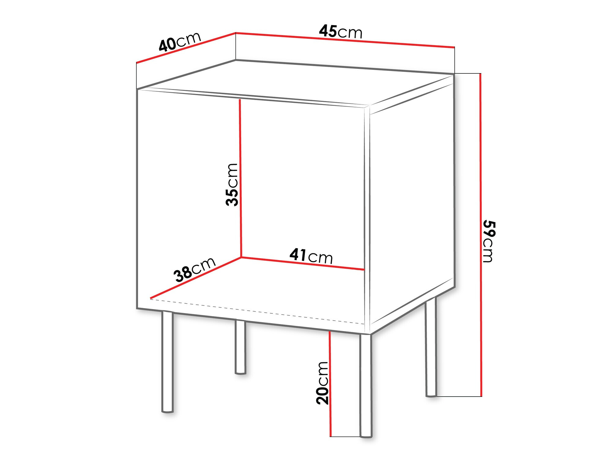 Set noćnih ormarića Tolfelo 104 (Bež)