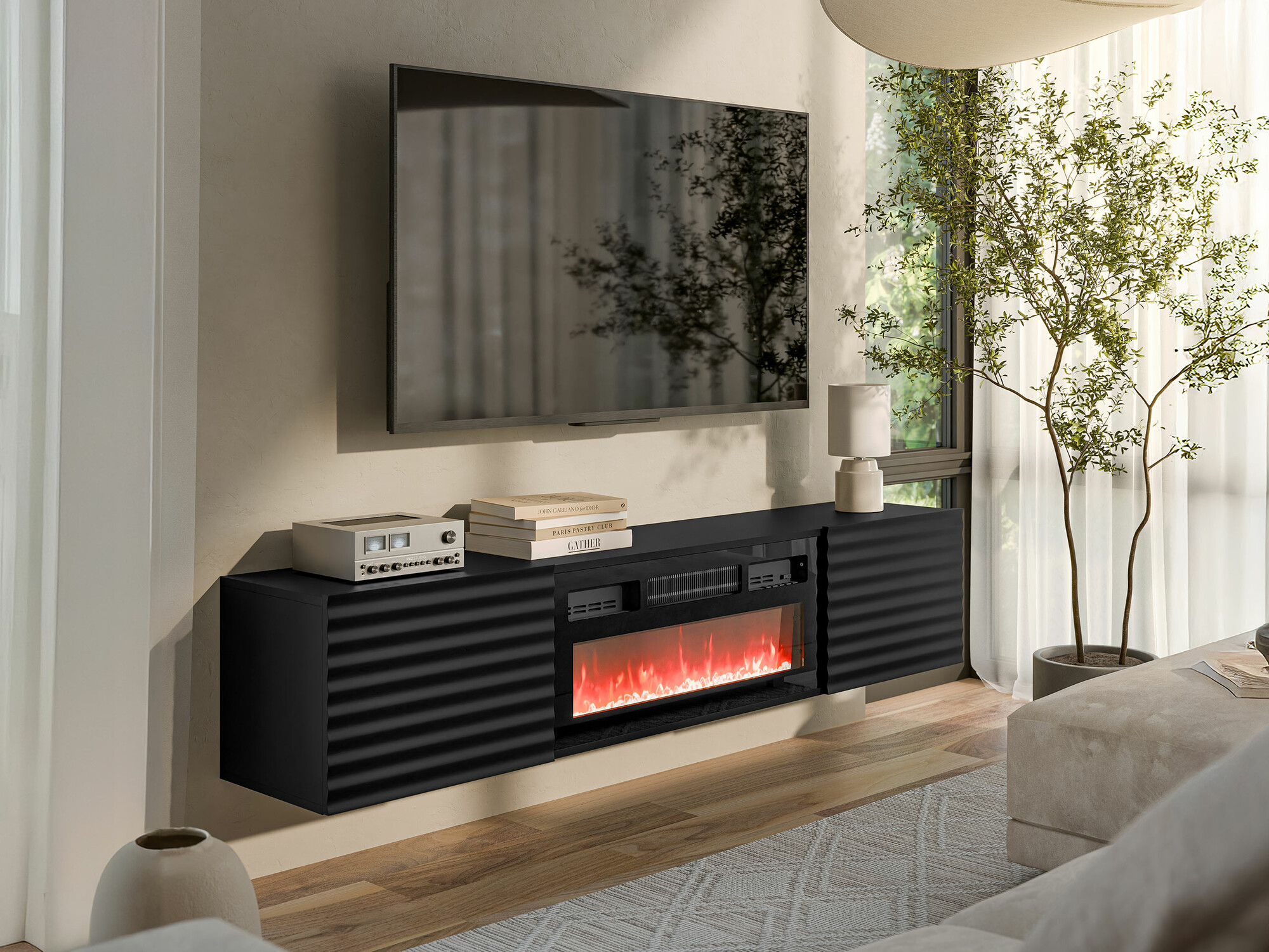 TV stol Charlotte 206 (Crna)