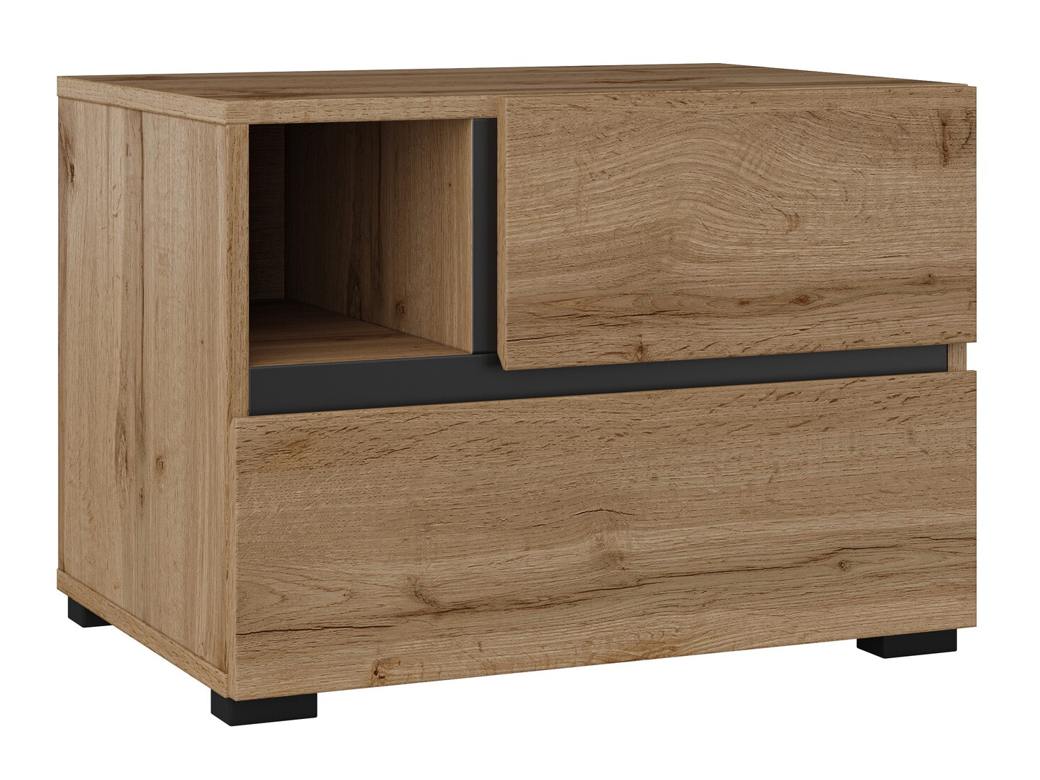 Noćni ormarić Alfere 120 (Hrast Wotan)