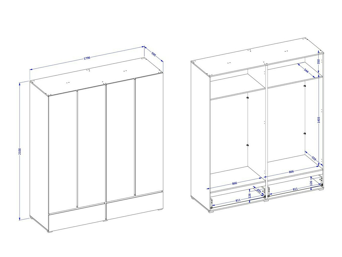 Ormar Alfere 119 (Hrast Wotan)