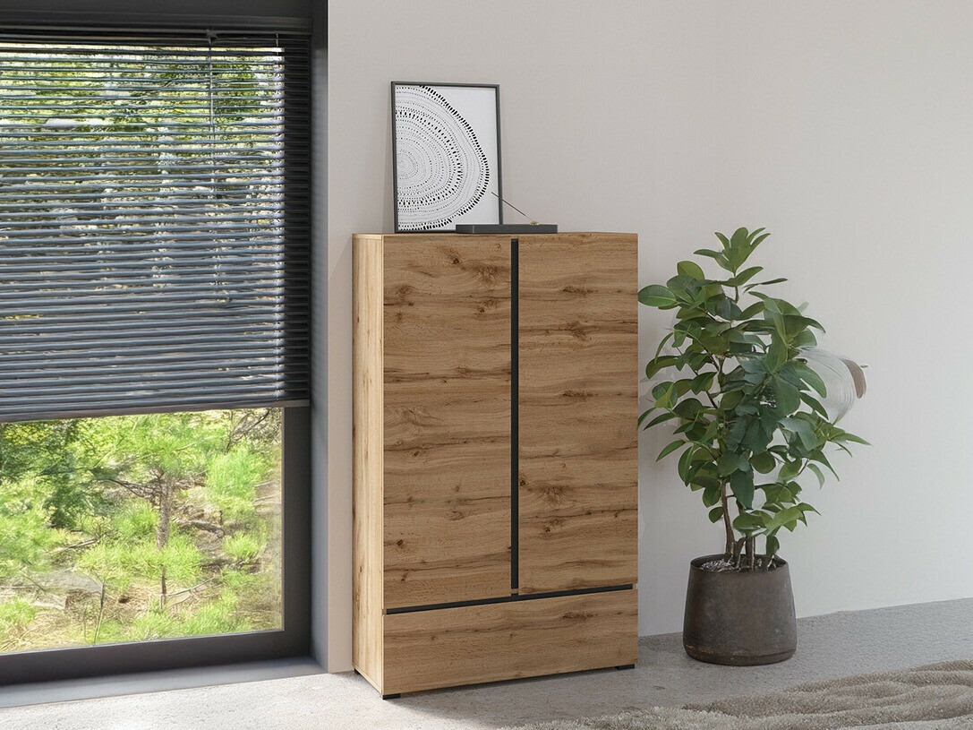 Polica Alfere 122 (Hrast Wotan)