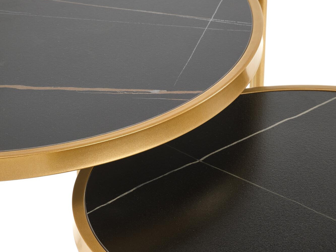 Set stolića za kavu Houston 1867 (Crni mramor)