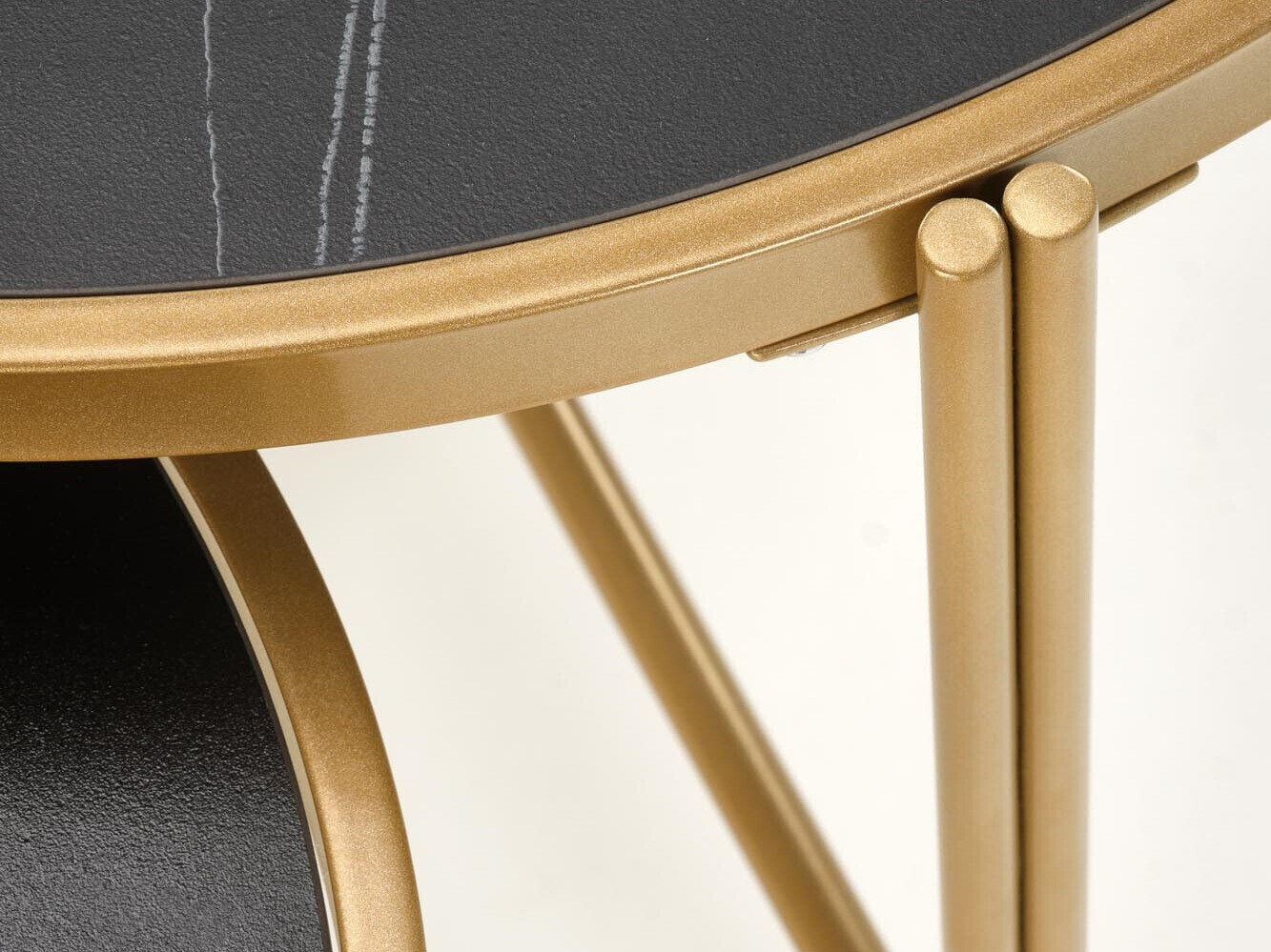 Set stolića za kavu Houston 1867 (Crni mramor)