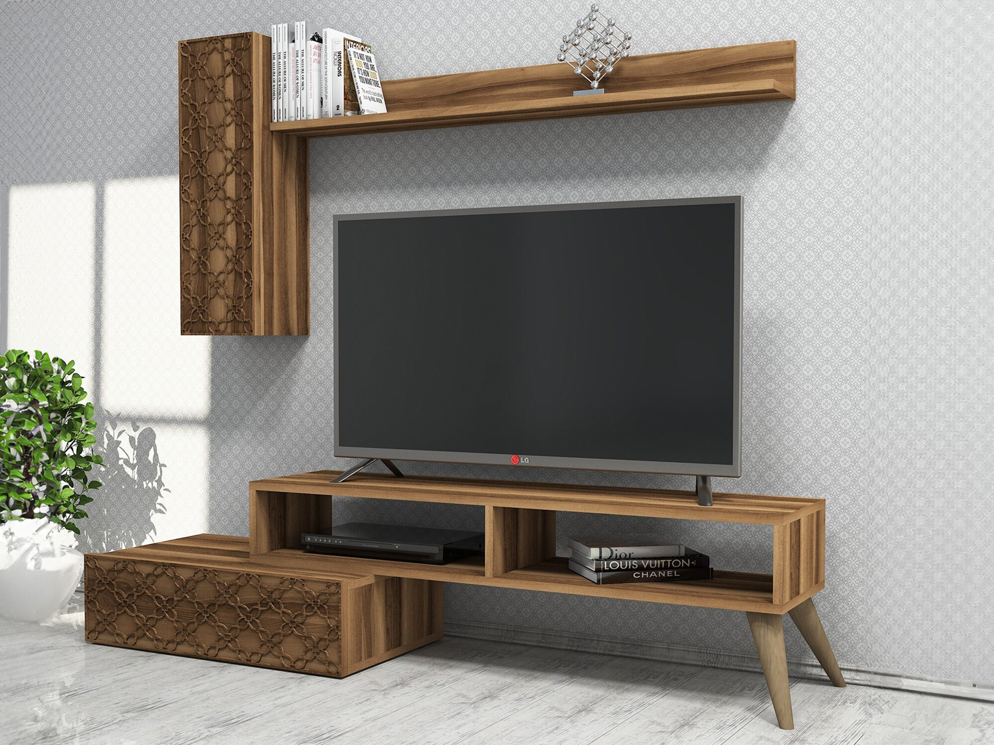 Set za dnevni boravak Kailua 1561 (Orah)