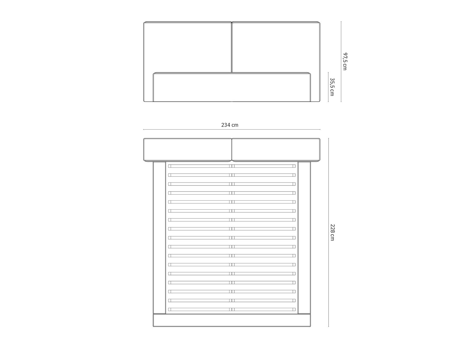 Krevet Lomcalu 100 (Bluvel 06)