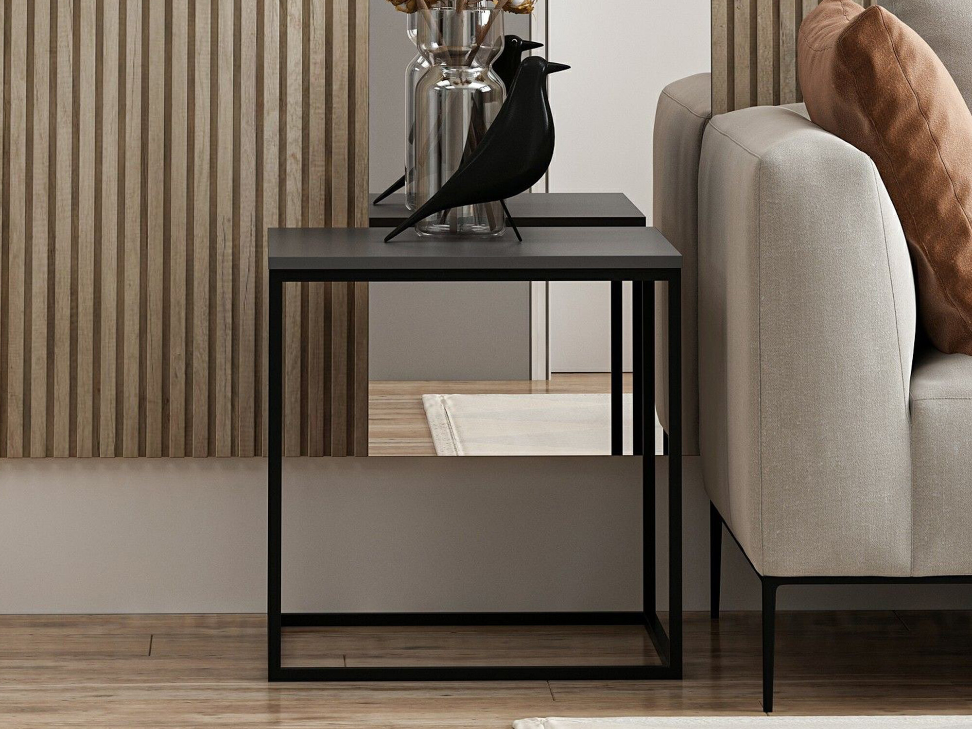 Pomoćni stol Kailua 1307 (Crna + Antracit)