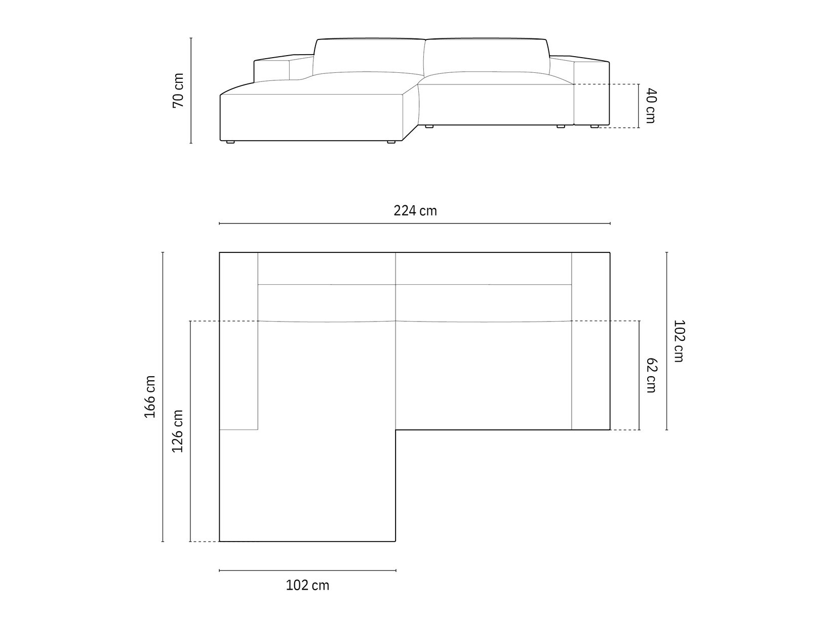 Kutna garnitura Lomcalu 101 (Bluvel 22)
