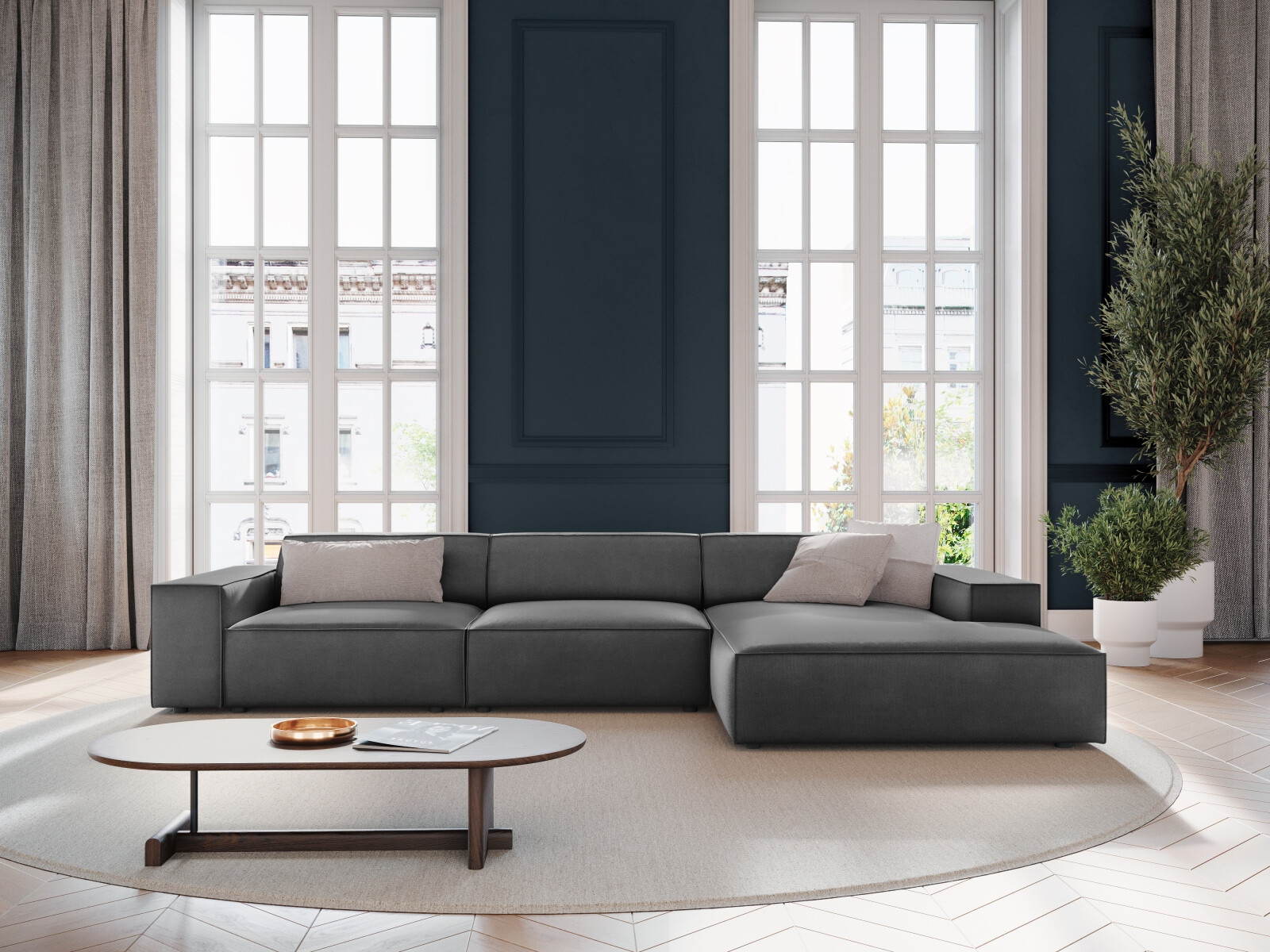 Modularna kutna garnitura Lomcalu 102 (Bluvel 14)