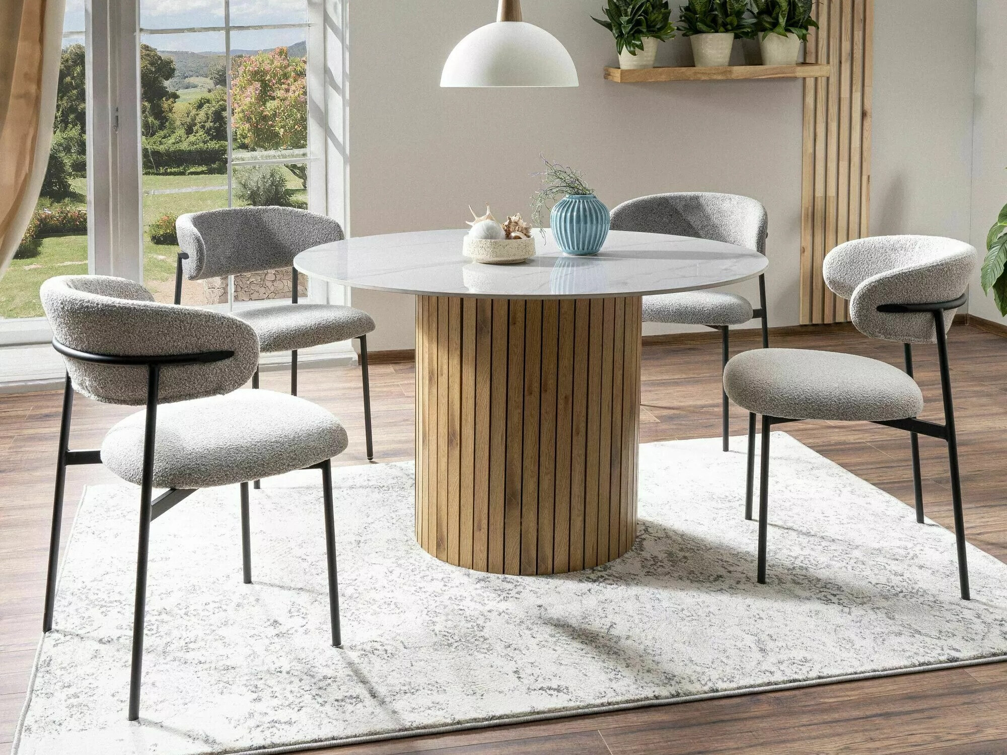 Stolica Detroit 802 (Siva + Crna)