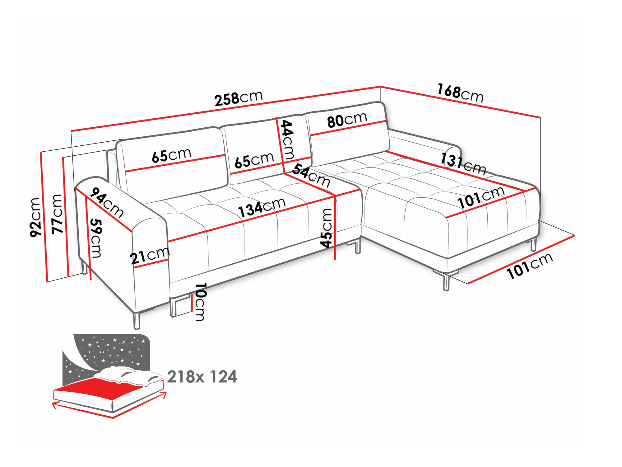 Kutna garnitura Stonecrest 100 (Velo 621)