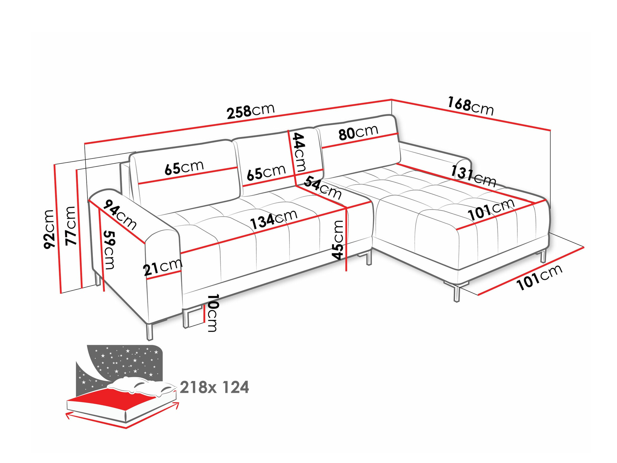 Kutna garnitura Stonecrest 100 (Velo 633)