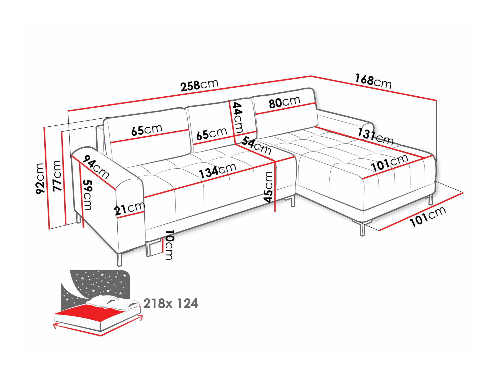 Kutna garnitura Stonecrest 100 (Velo 635)