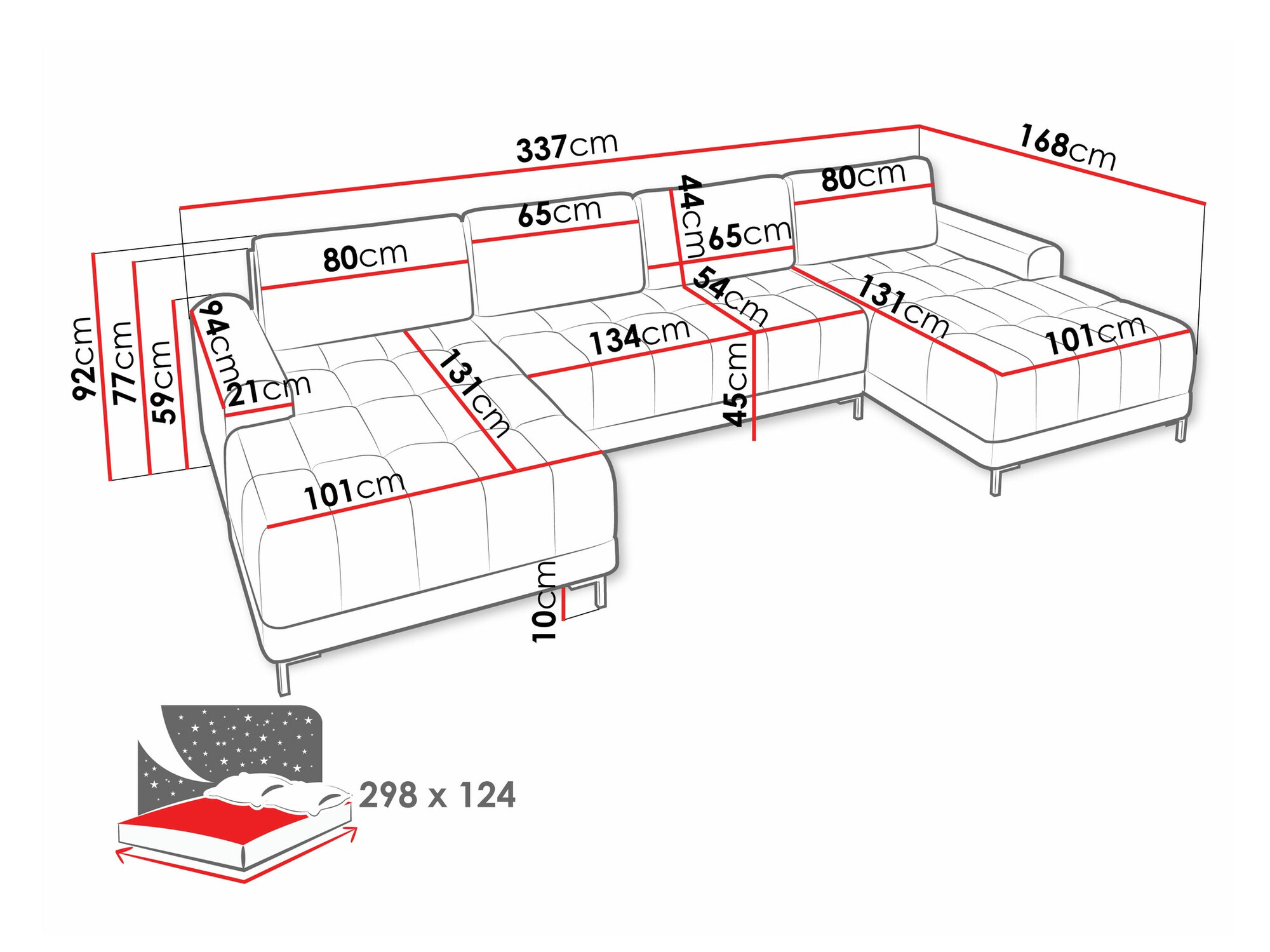 Kutna garnitura Stonecrest 101 (Velo 621)