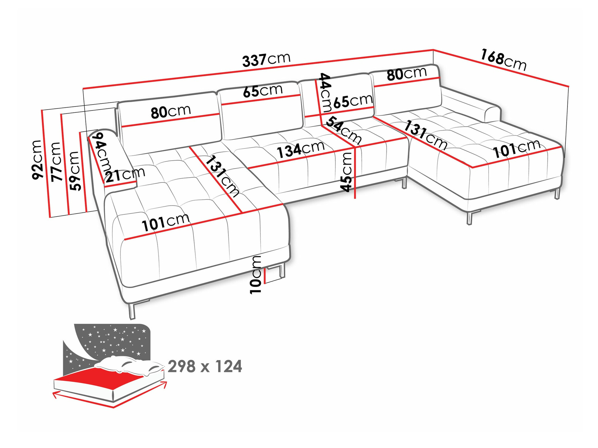 Kutna garnitura Stonecrest 101 (Velo 623)