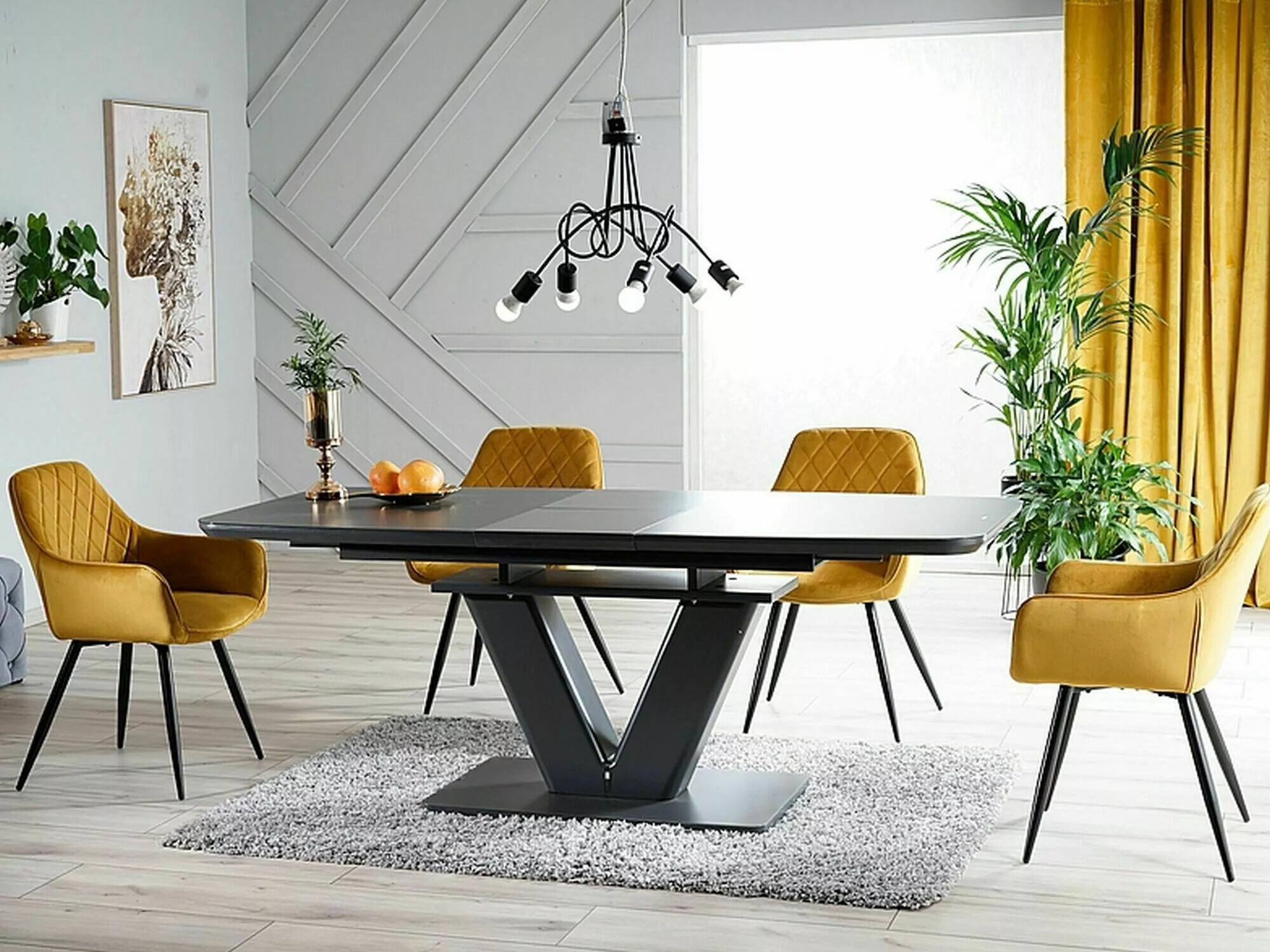 Stolica Detroit 566 (Žuta)