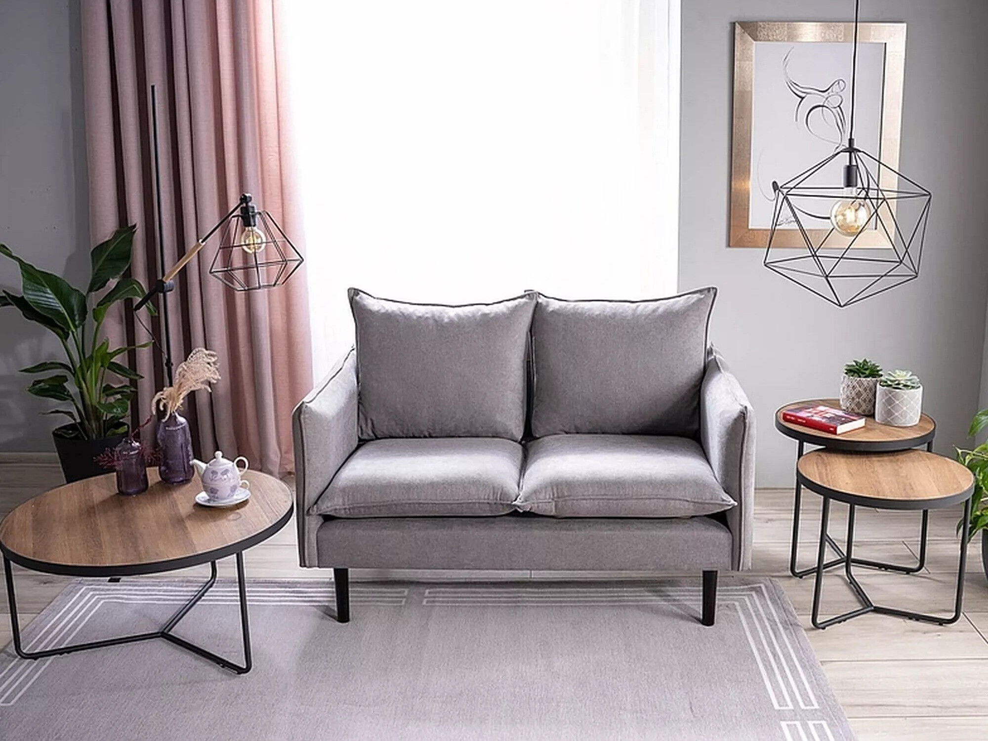 Set stolića za kavu Detroit 570 (Orah)