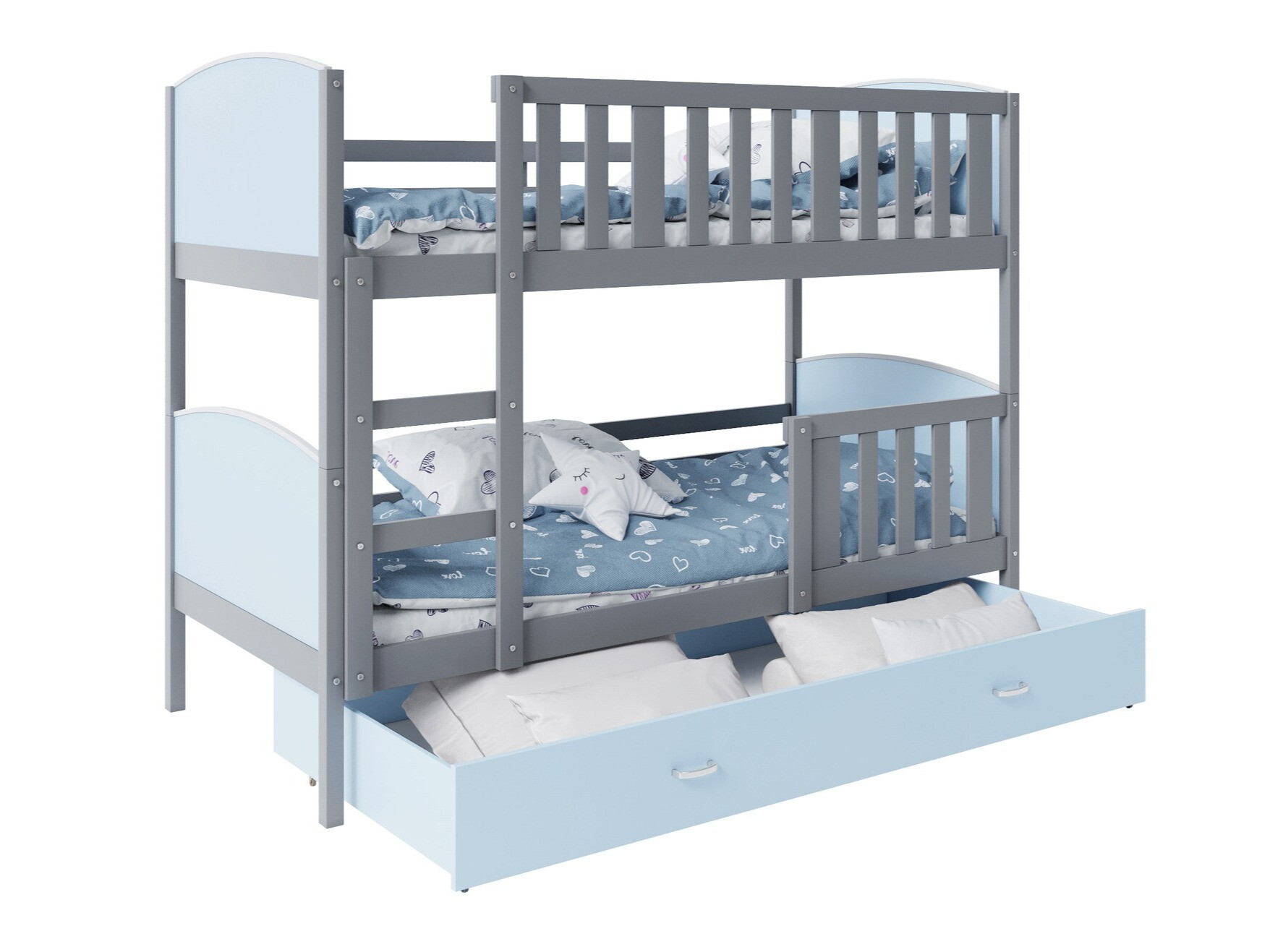 Krevet na kat Aurora 113 (Siva)