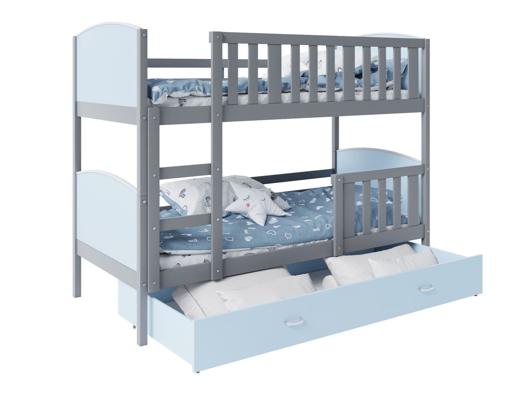 Krevet na kat Aurora 113 (Siva)