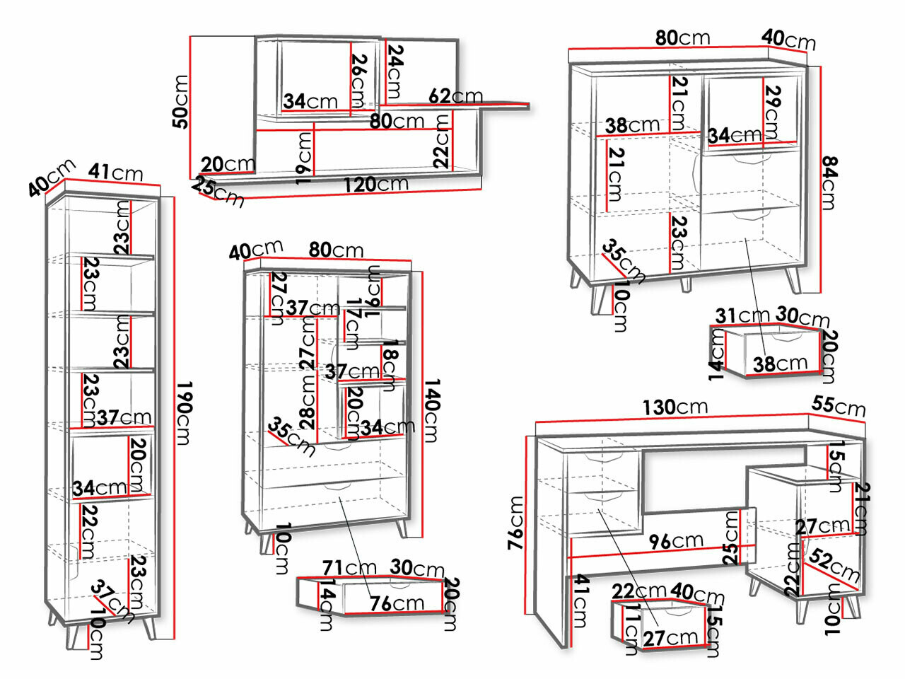 Set za dječju sobu Domvera 118