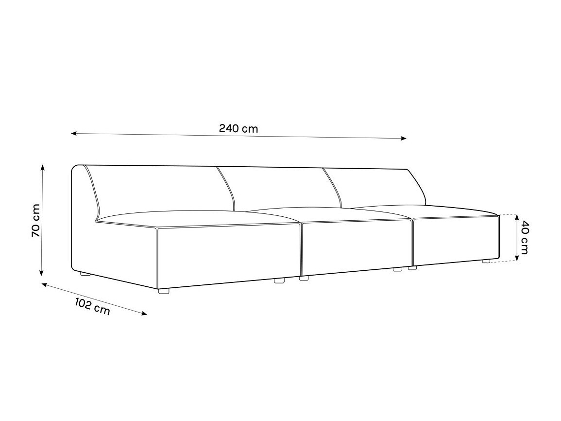 Sofa Lomcalu 103 (Megan 357)