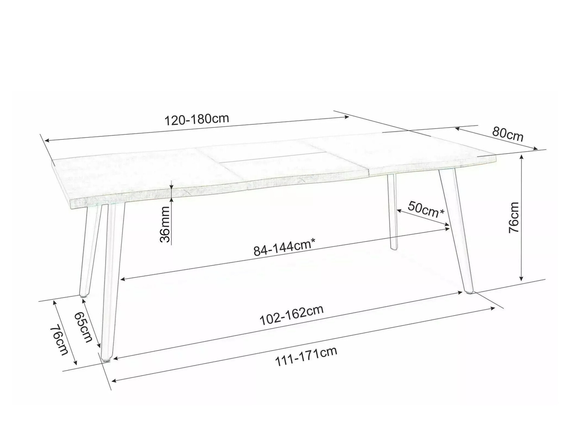 Stol Detroit 583 (Hrast Artisan)